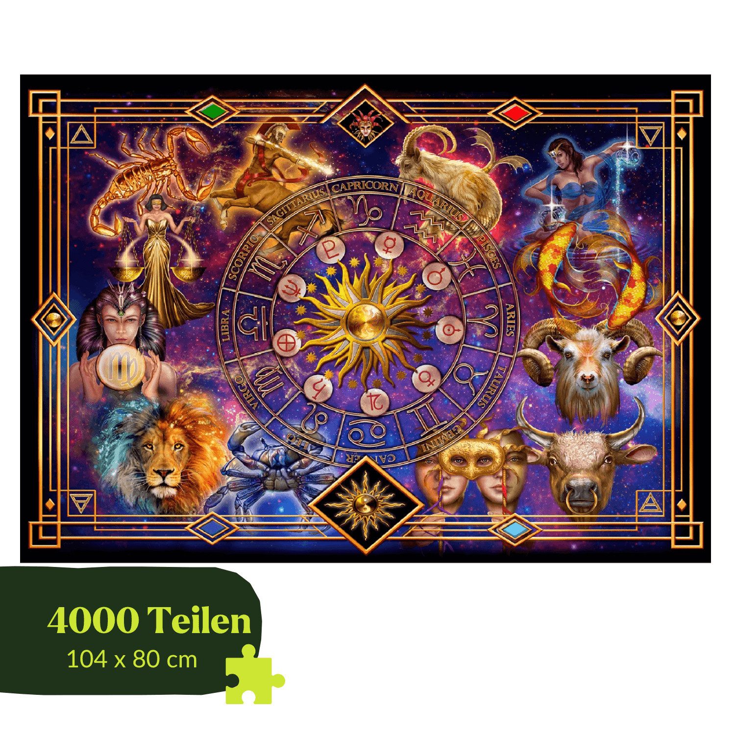 Wooden City Puzzle WoodenCity Sternzeichen 4000 günstig online kaufen