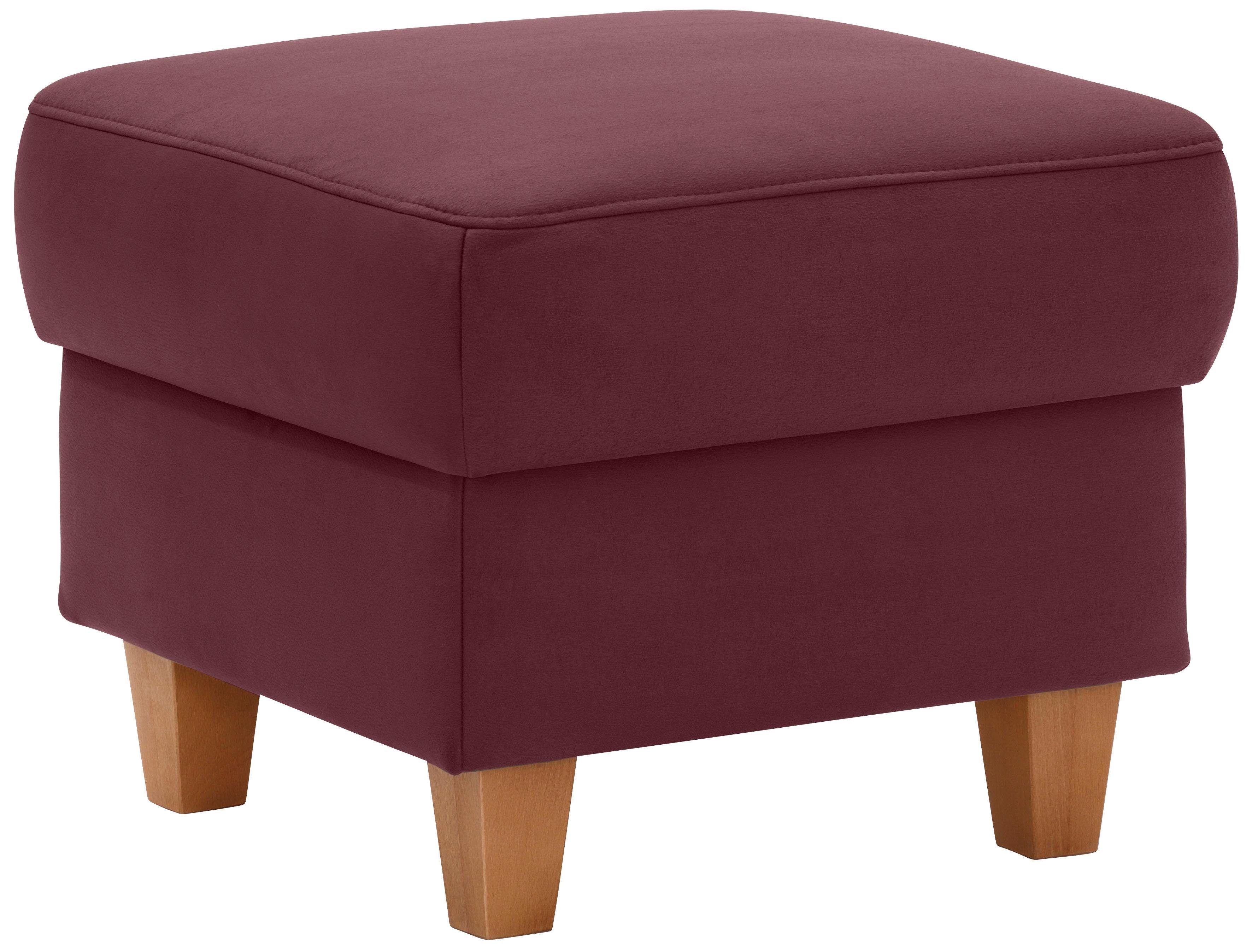 Home affaire Polsterhocker Palmera, B: 58 cm, mit Stauraum, Federkern