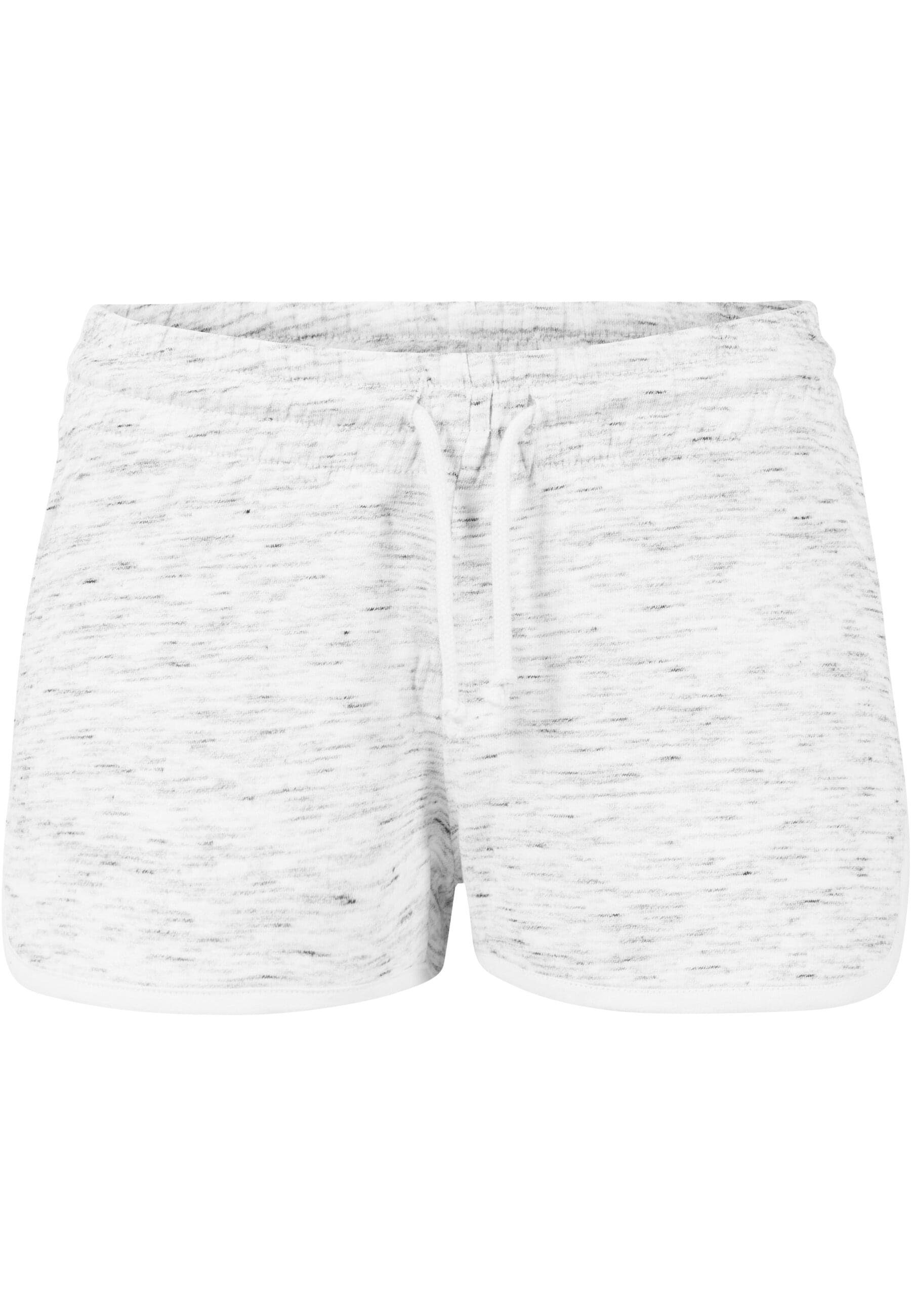 white/black/white Hotpants URBAN Damen Stoffhose Ladies Dye (1-tlg) CLASSICS Space