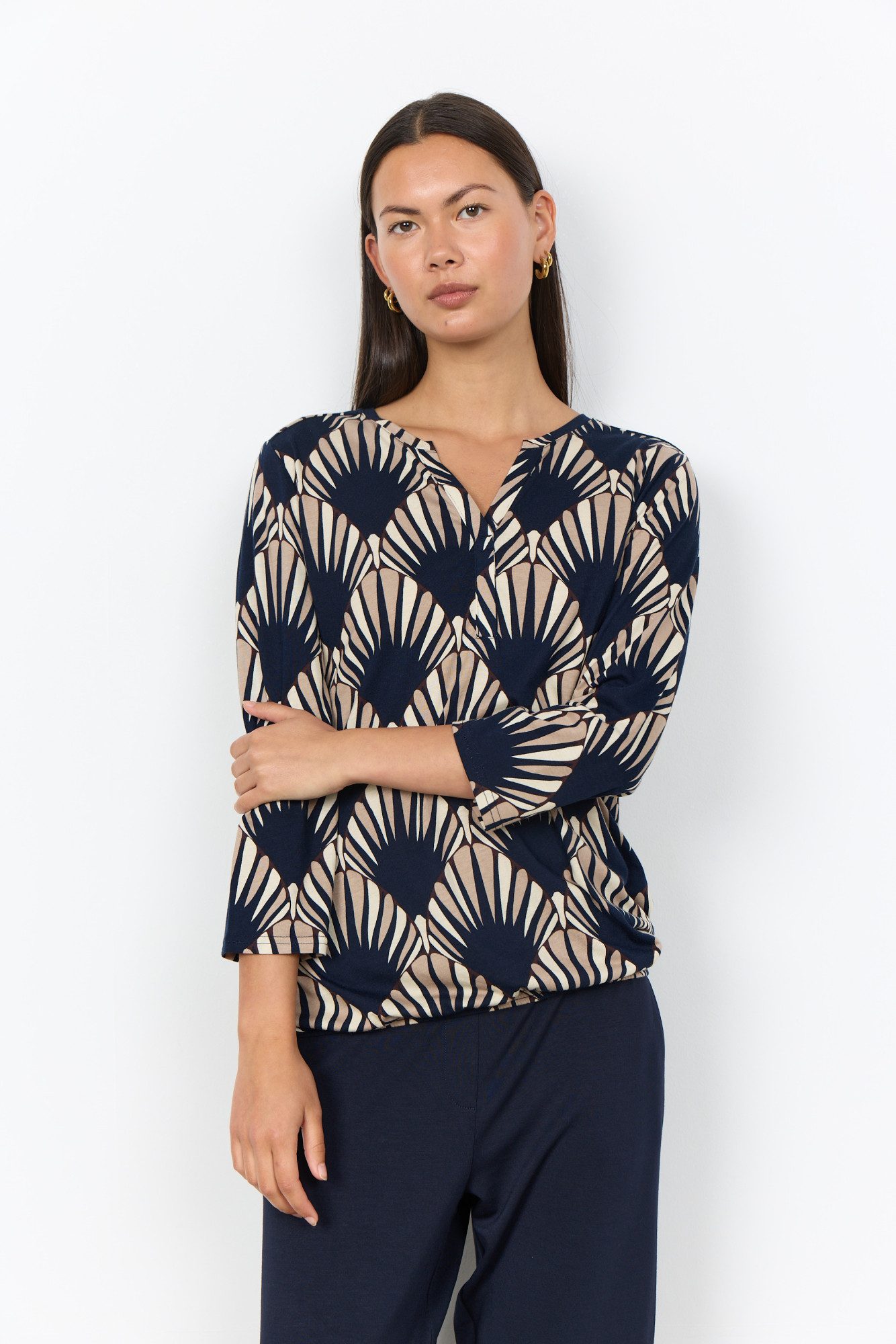 soyaconcept Shirtbluse SC-FELICITY AOP 555 Baumwollmischung