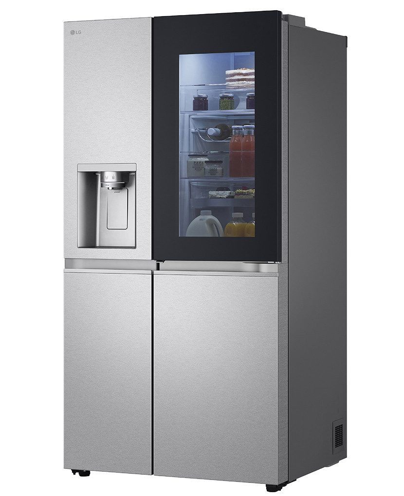 LG Side-by-Side X-Serie GSXE91MBAD, 179,0 cm hoch, 91,3 cm breit, Door-in-Door, Smart Inverter Compressor, Eis- und Wasserspender