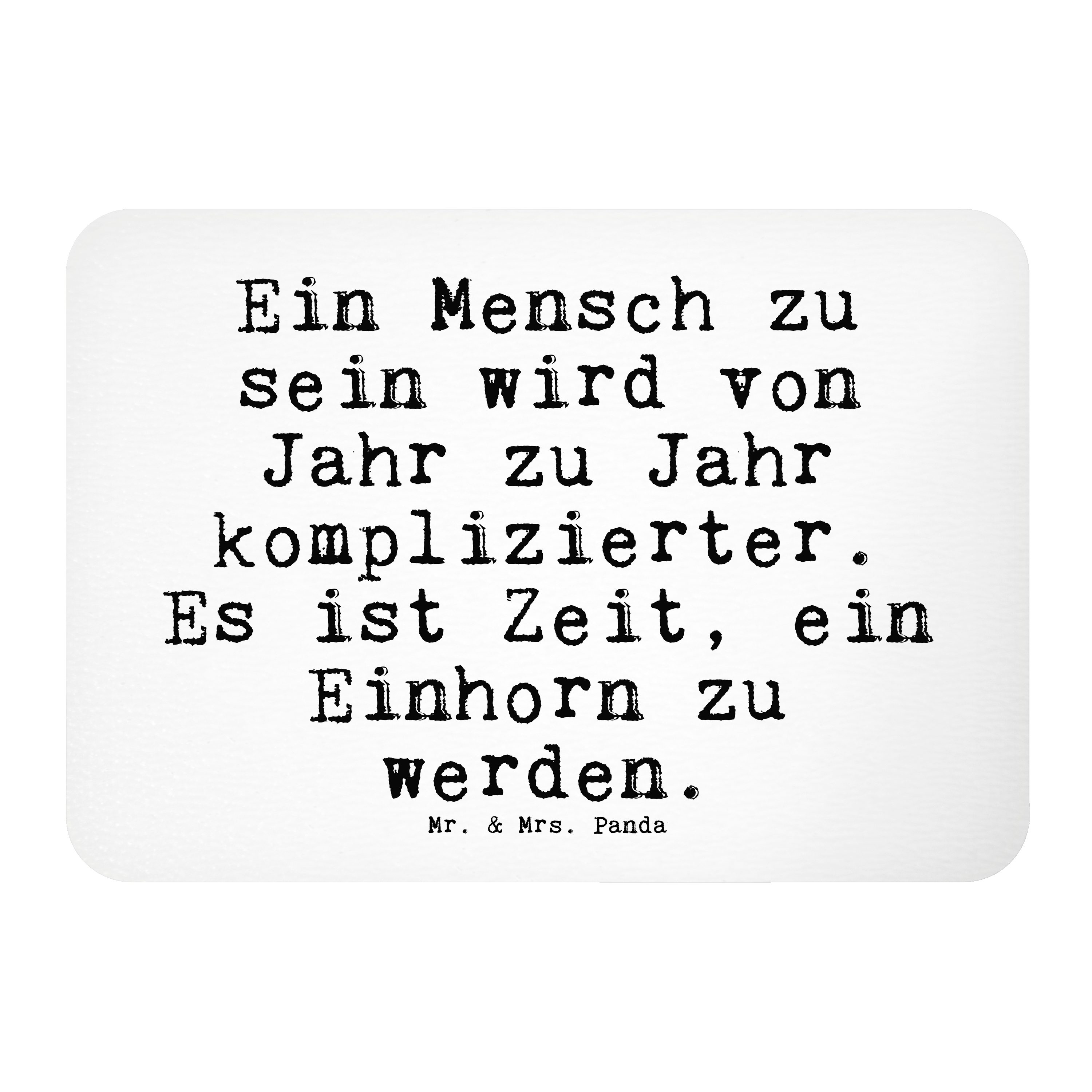 Mr. & Mrs. Panda Ein Mensch zu sein... Weiß Geschenk