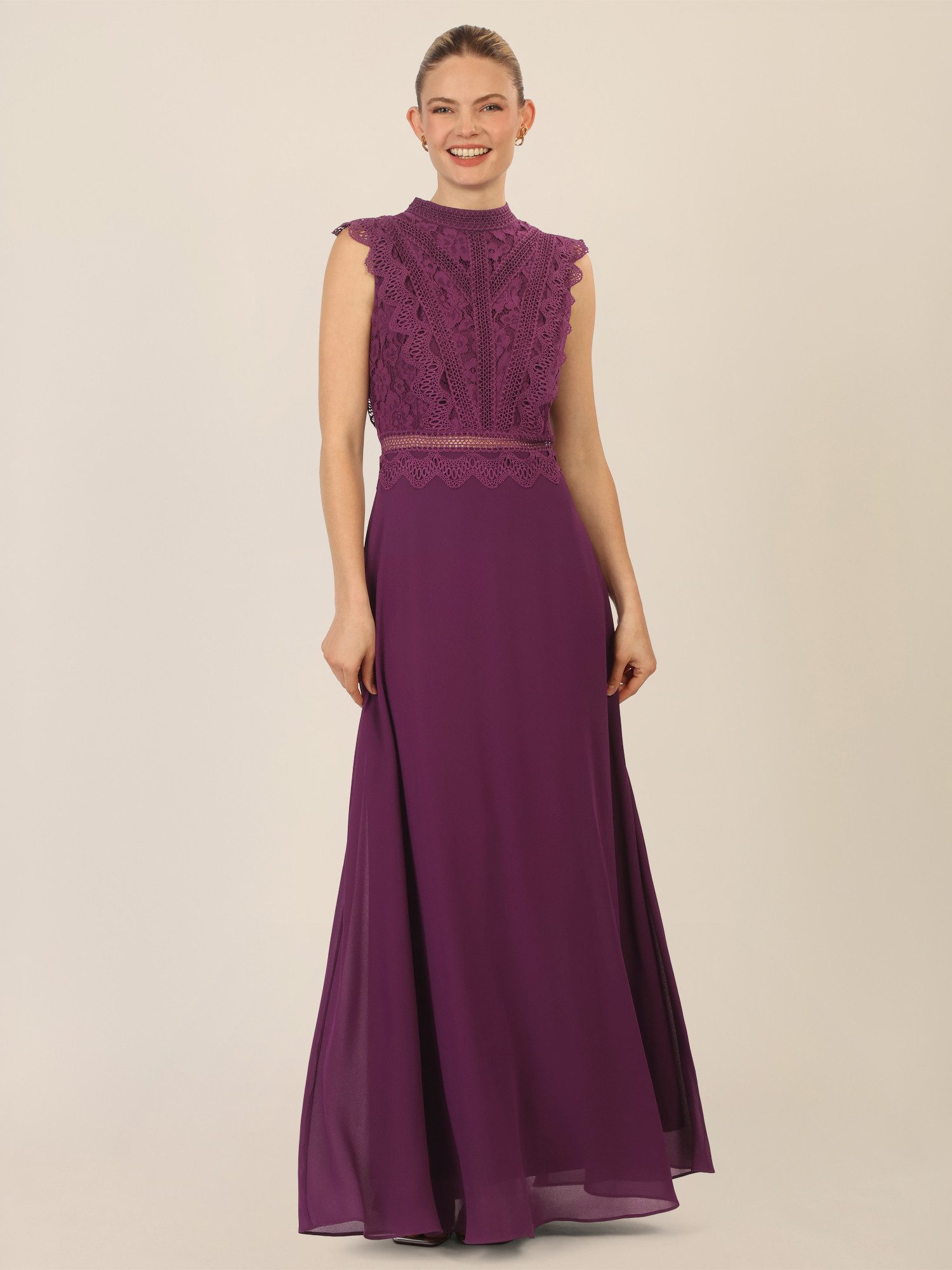 Apart Abendkleid mit Spitze und transparentem günstig online kaufen