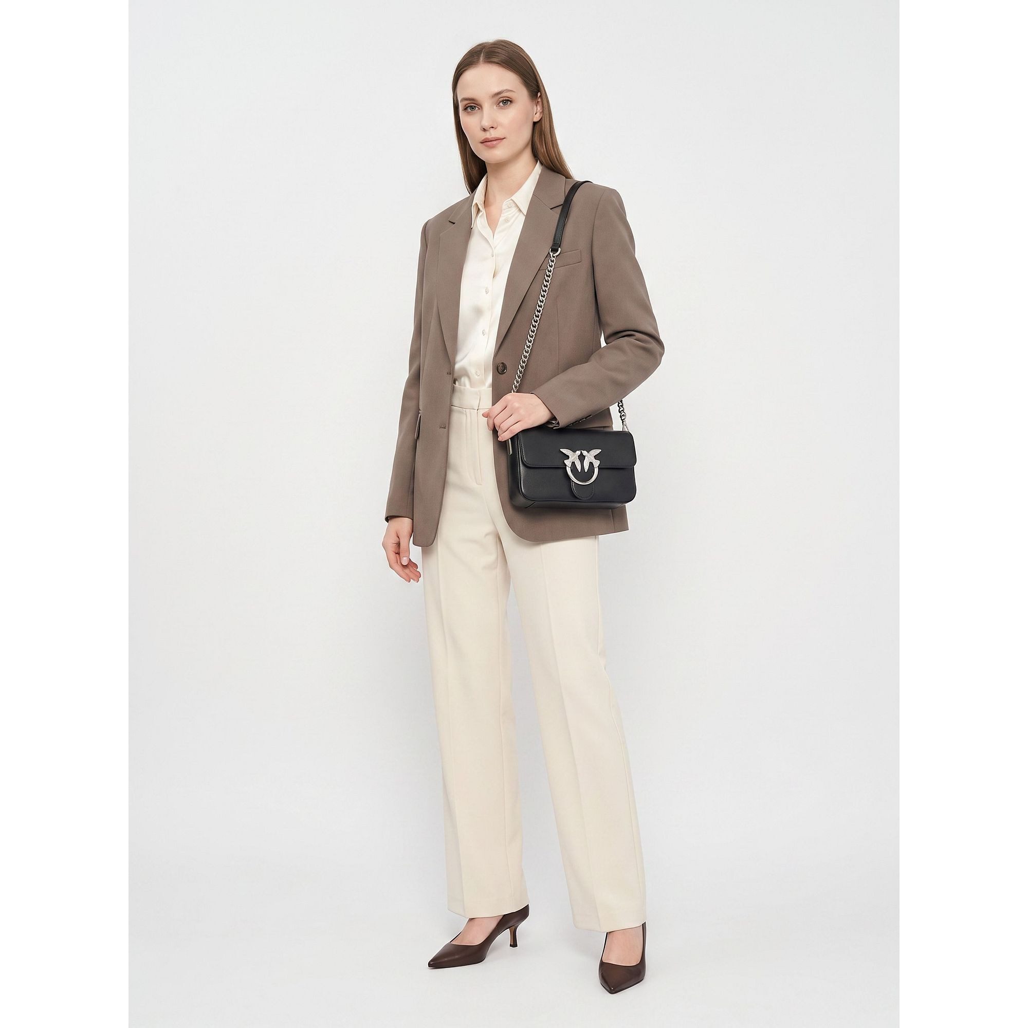 PINKO Umhängetasche Love One, Leder