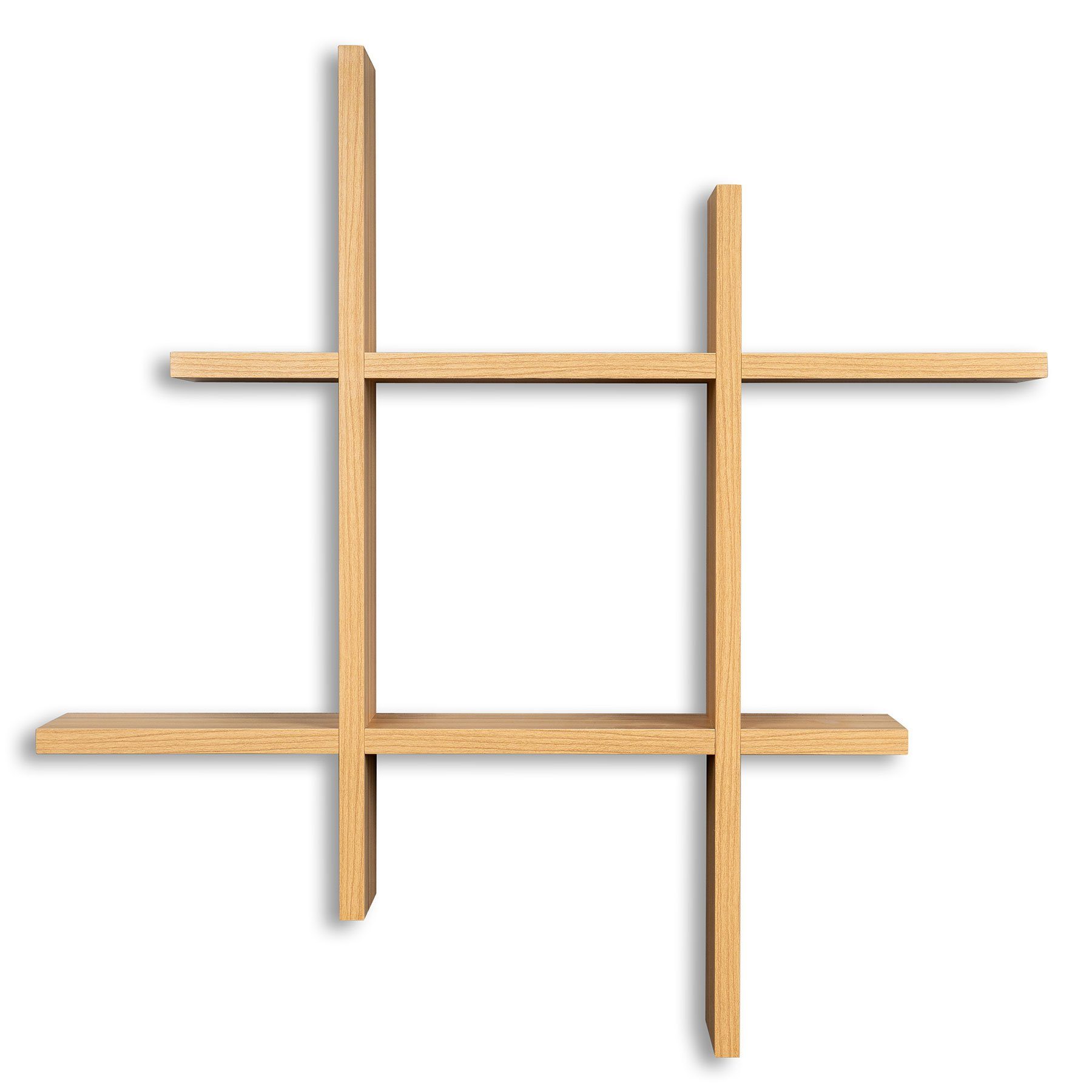Levandeo® Wandregal, levandeo Hashtag Regal 75x75cm günstig online kaufen