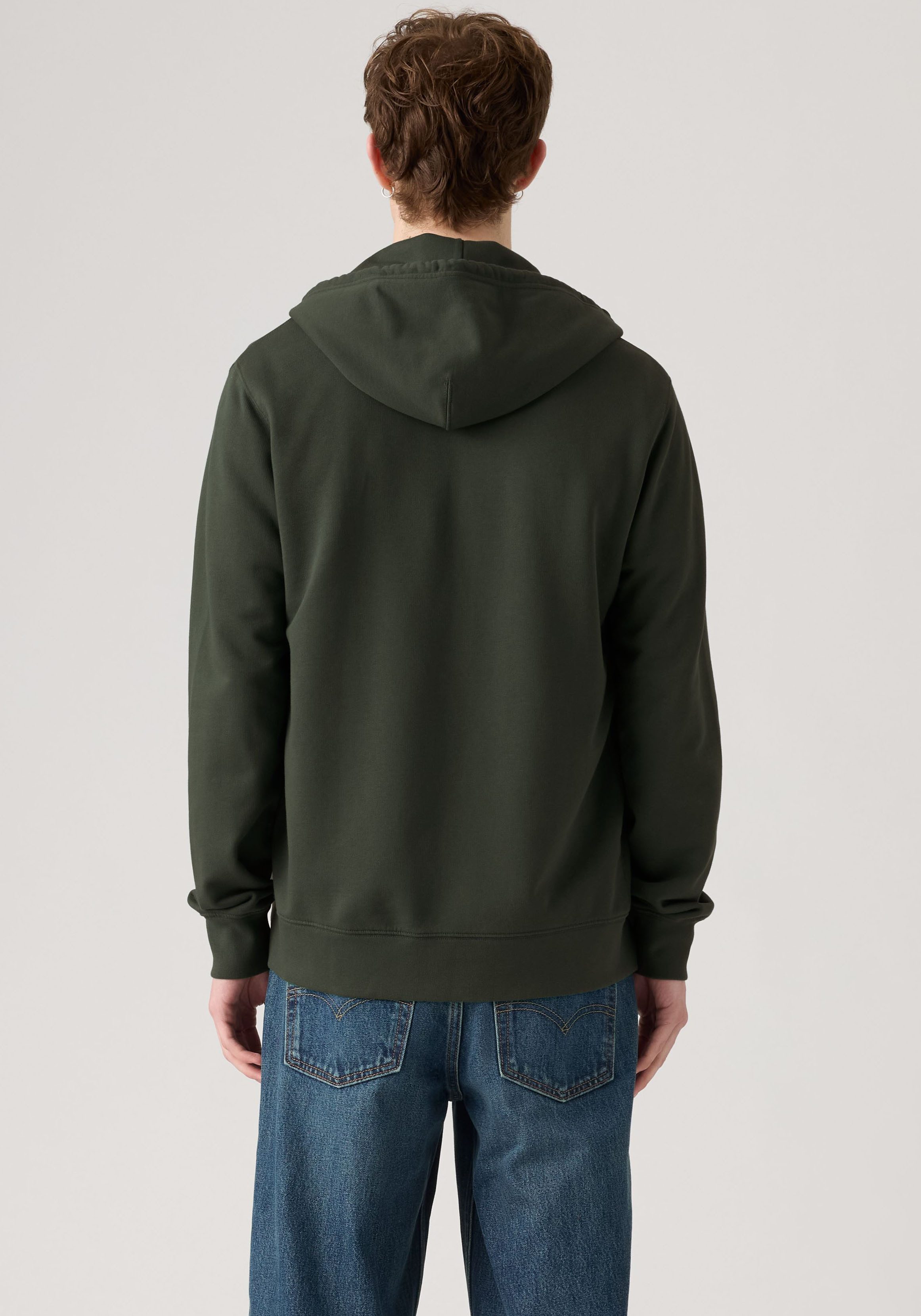 Levi's® Kapuzensweatjacke NEW ORIGINAL ZIP UP mit Logo-Stickerei und Kängurutasche