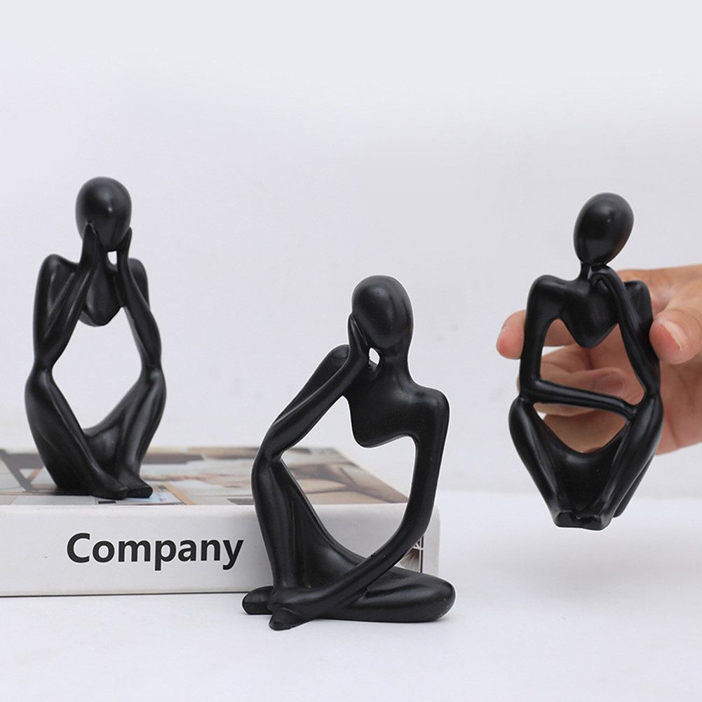 GarveeMore Skulptur 3pcs Abstrakte moderne Denker günstig online kaufen