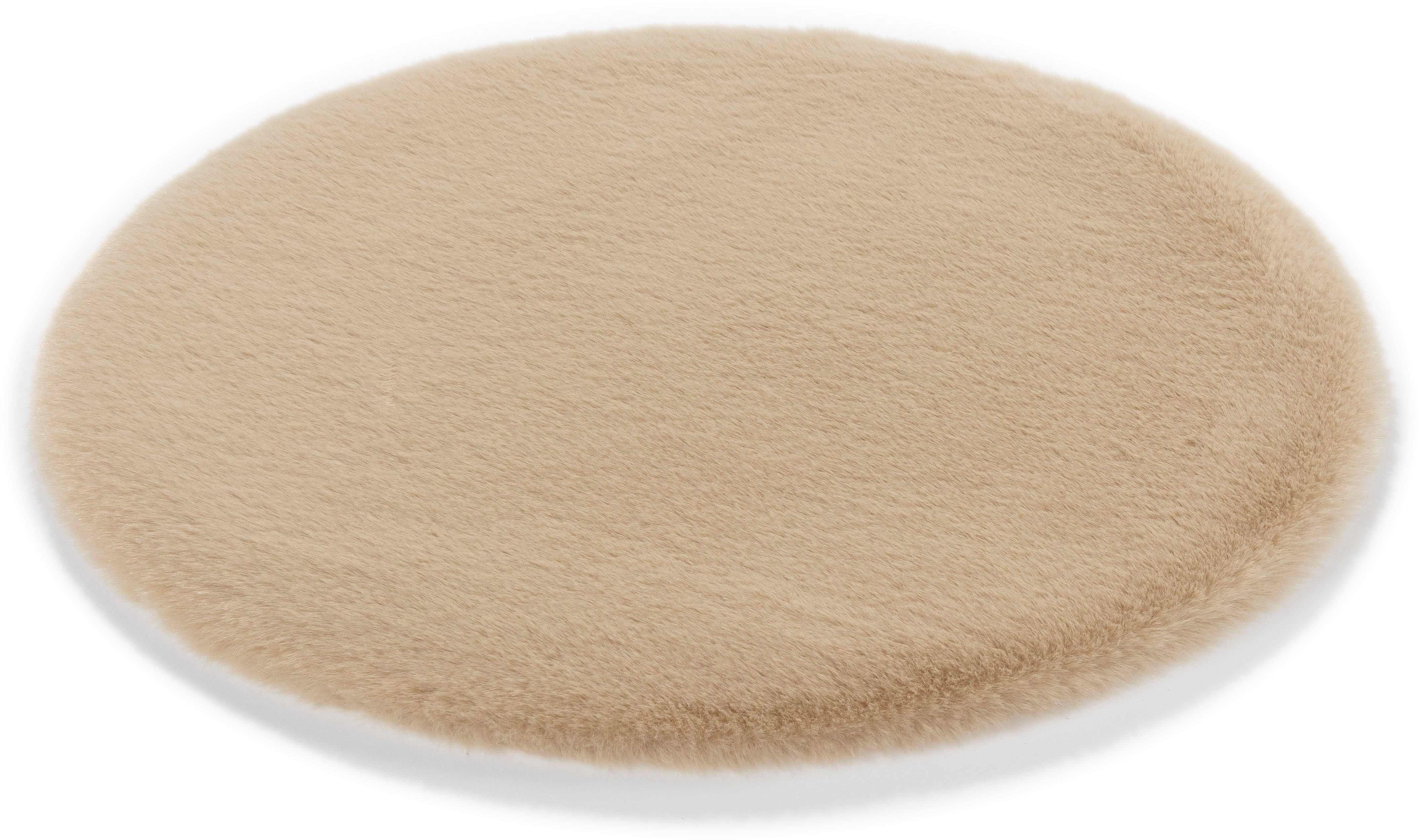 ASTRA Teppich Elda, rund, Höhe: 13 mm, runde Dekofelle im 4 er Set, kuschel günstig online kaufen