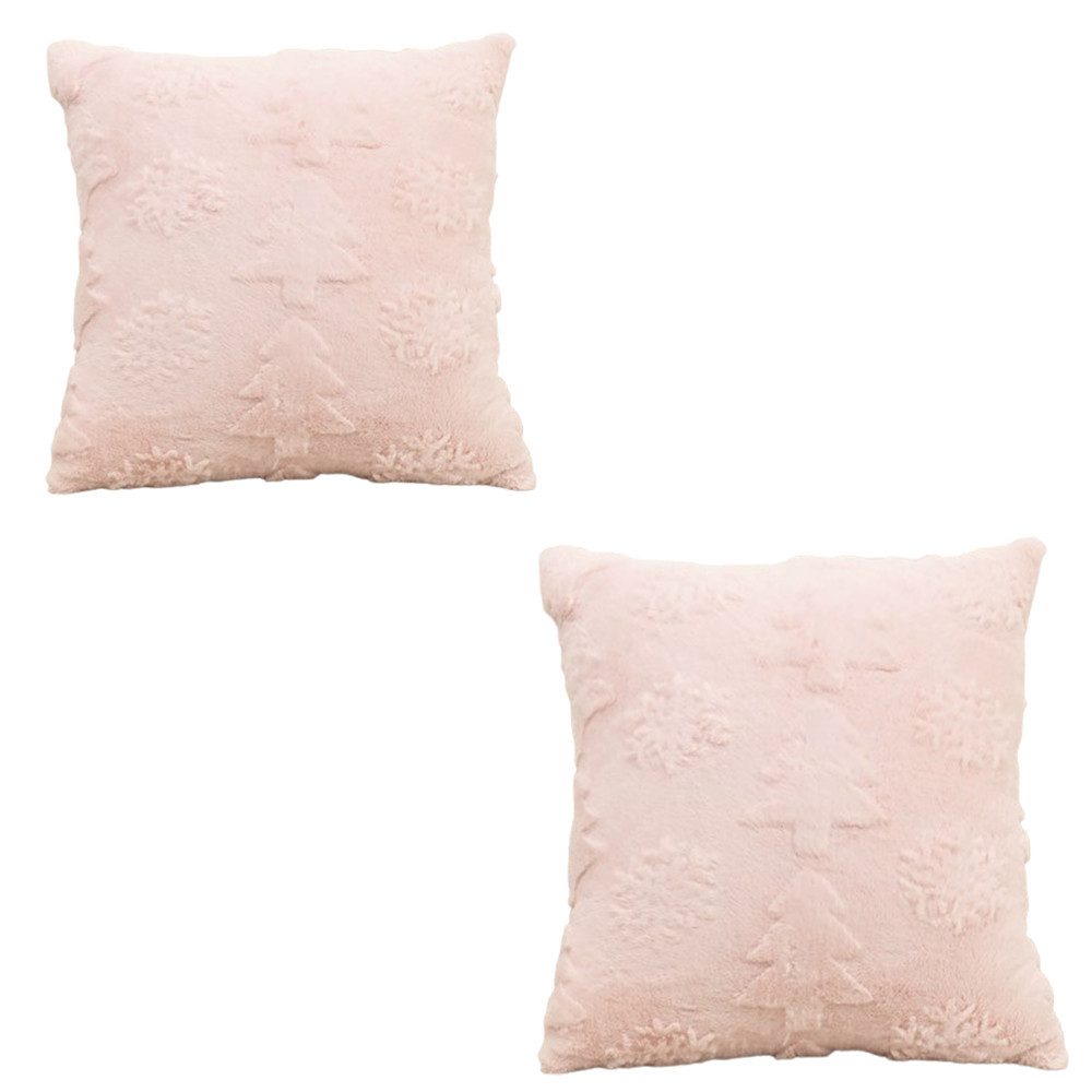 CLTYQ Kissenbezug Kissenbezug Weihnachten 2 Stück, 45 x 45 cm, Weihnachtsde günstig online kaufen