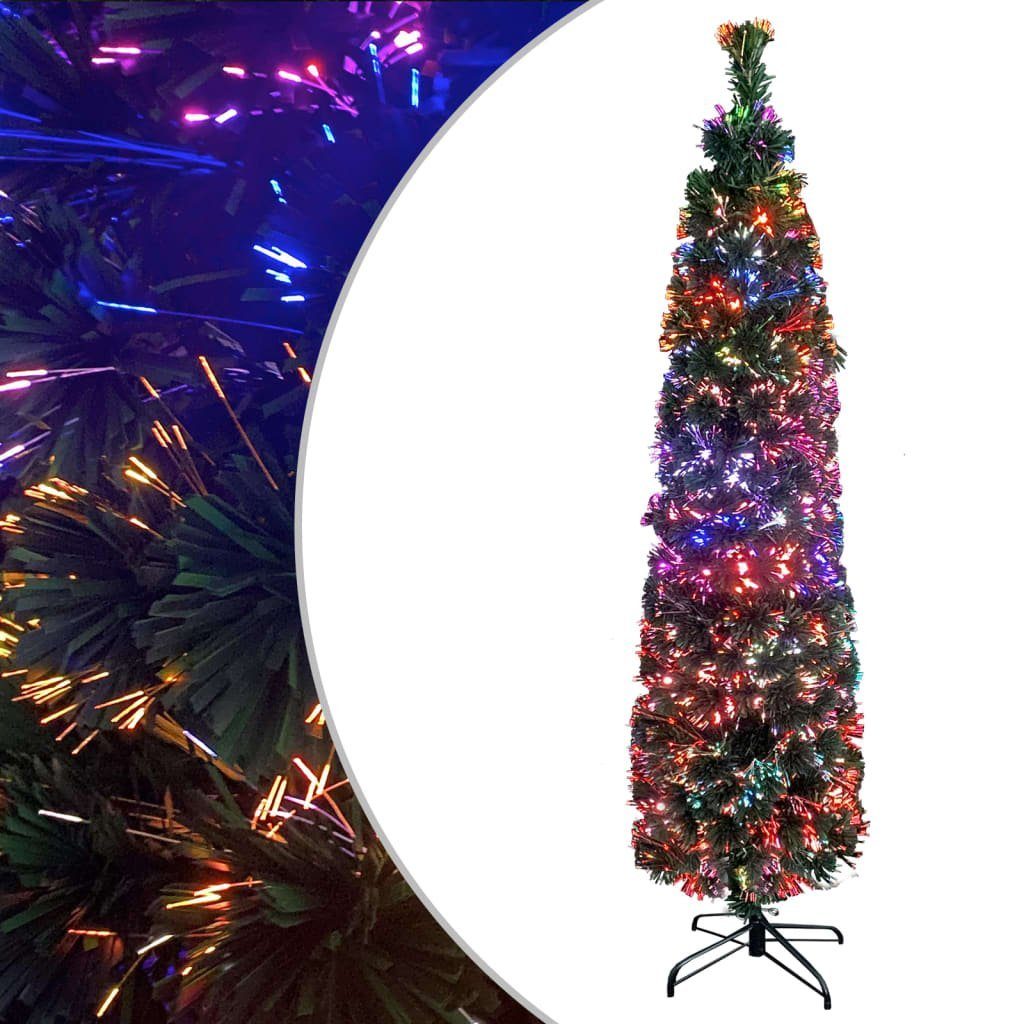 furnicato Künstlicher Weihnachtsbaum Schlank mit Ständer 150 cm Glasfaser