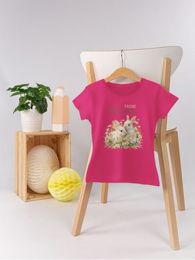 Shirtracer T-Shirt Frohe Ostern - Osterhase Kleine Osterüberraschung Ostern Kleinigkeiten Geschenk Ostern