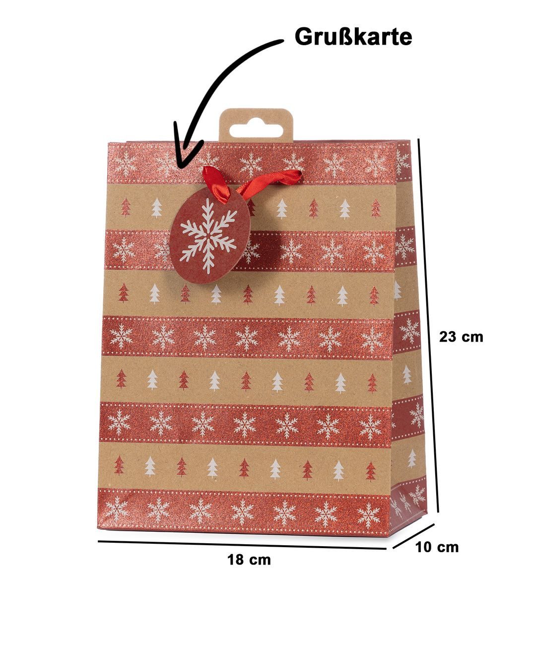 laro Geschenkbox Laro Geschenktaschen Geschenktüten Weihnachten 10/20/40/100stk Medium (40 St)