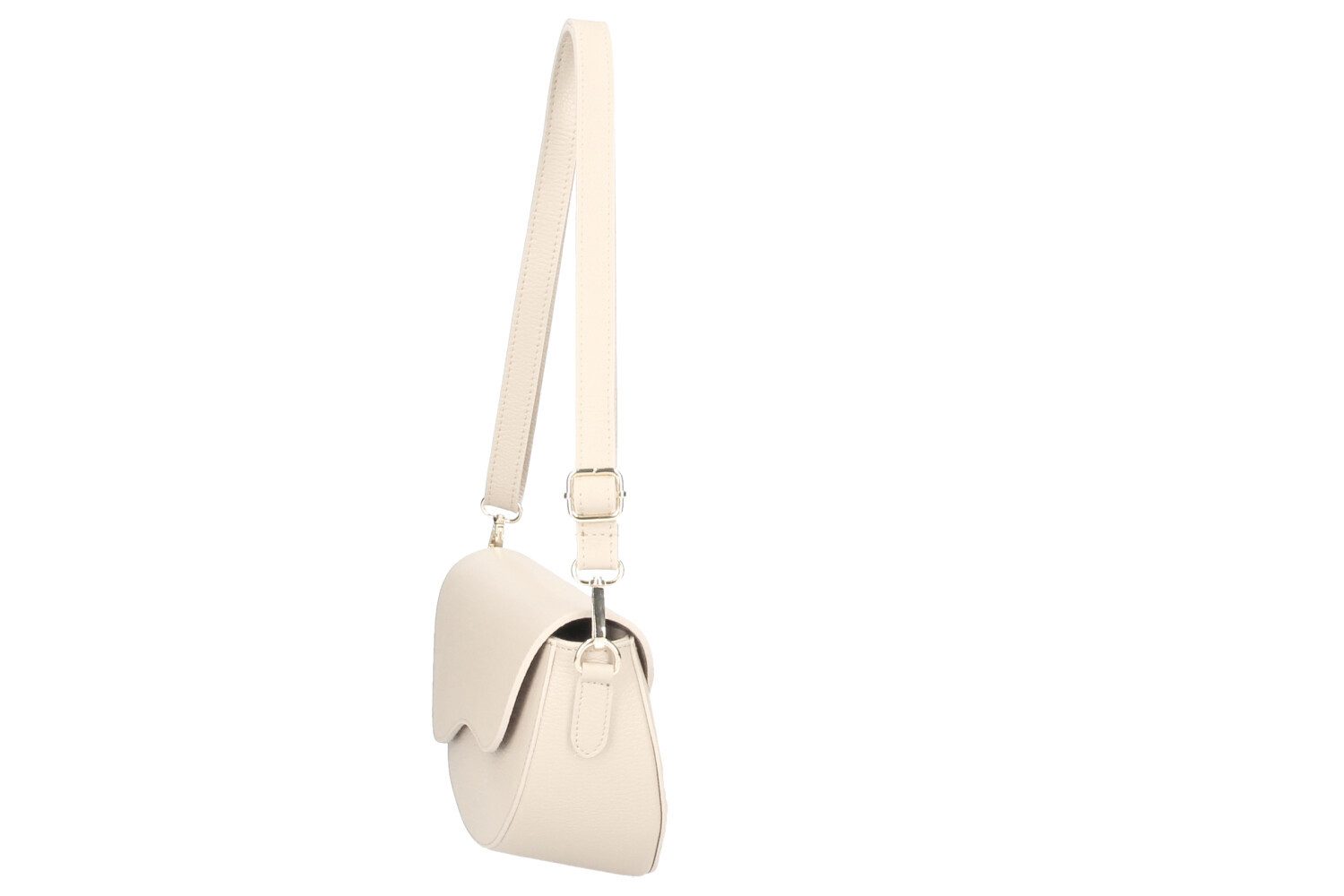 ITALYSHOP24 Schultertasche MADE IN ITALY DAMEN echt LEDER TASCHE Satteltasche Cross Over Body Bag, Saddle Clutch Umhängetasche Brusttasche unverwechselbare Design leicht