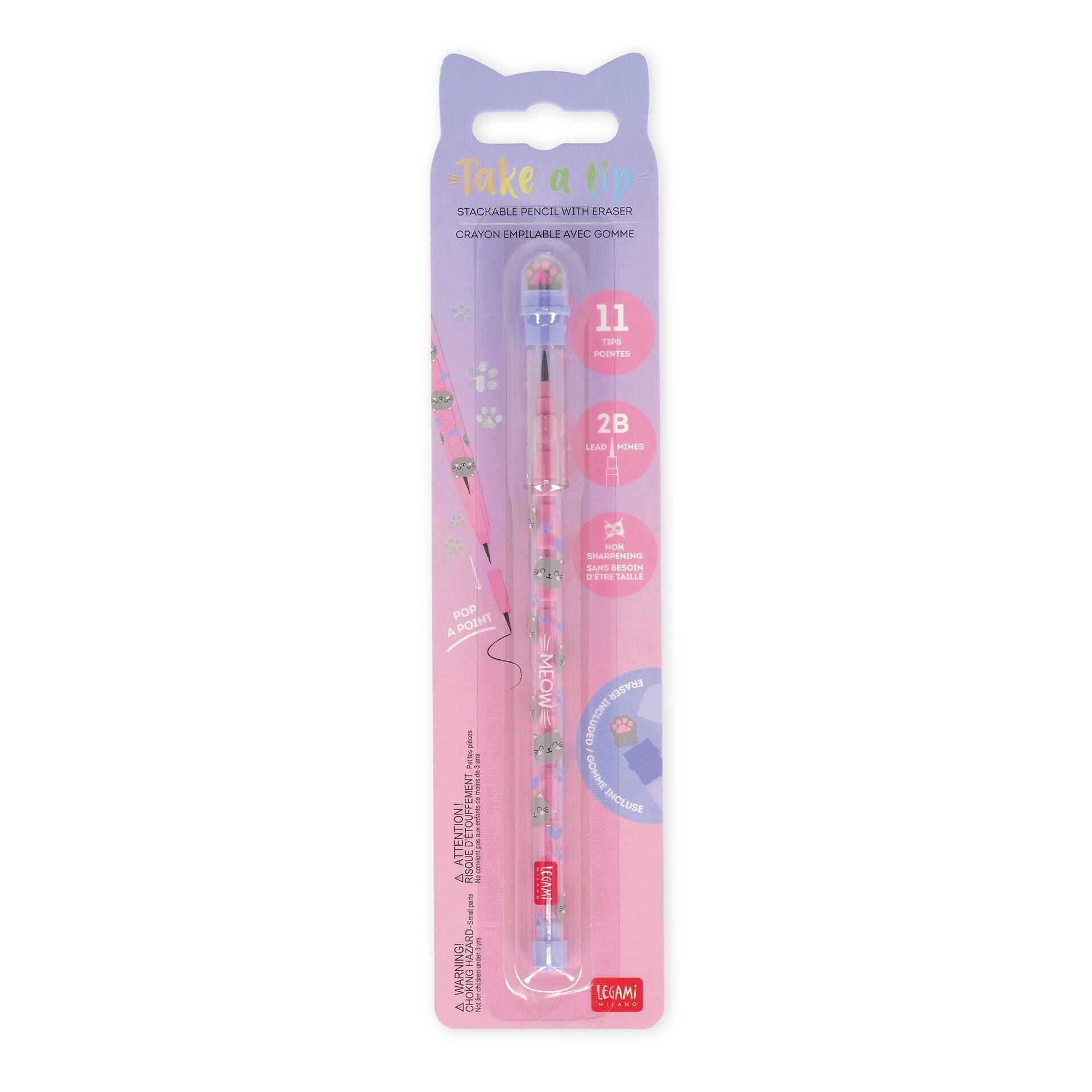 Legami Bleistift LEGAMI Stapelbare Bleistifte - KITTY