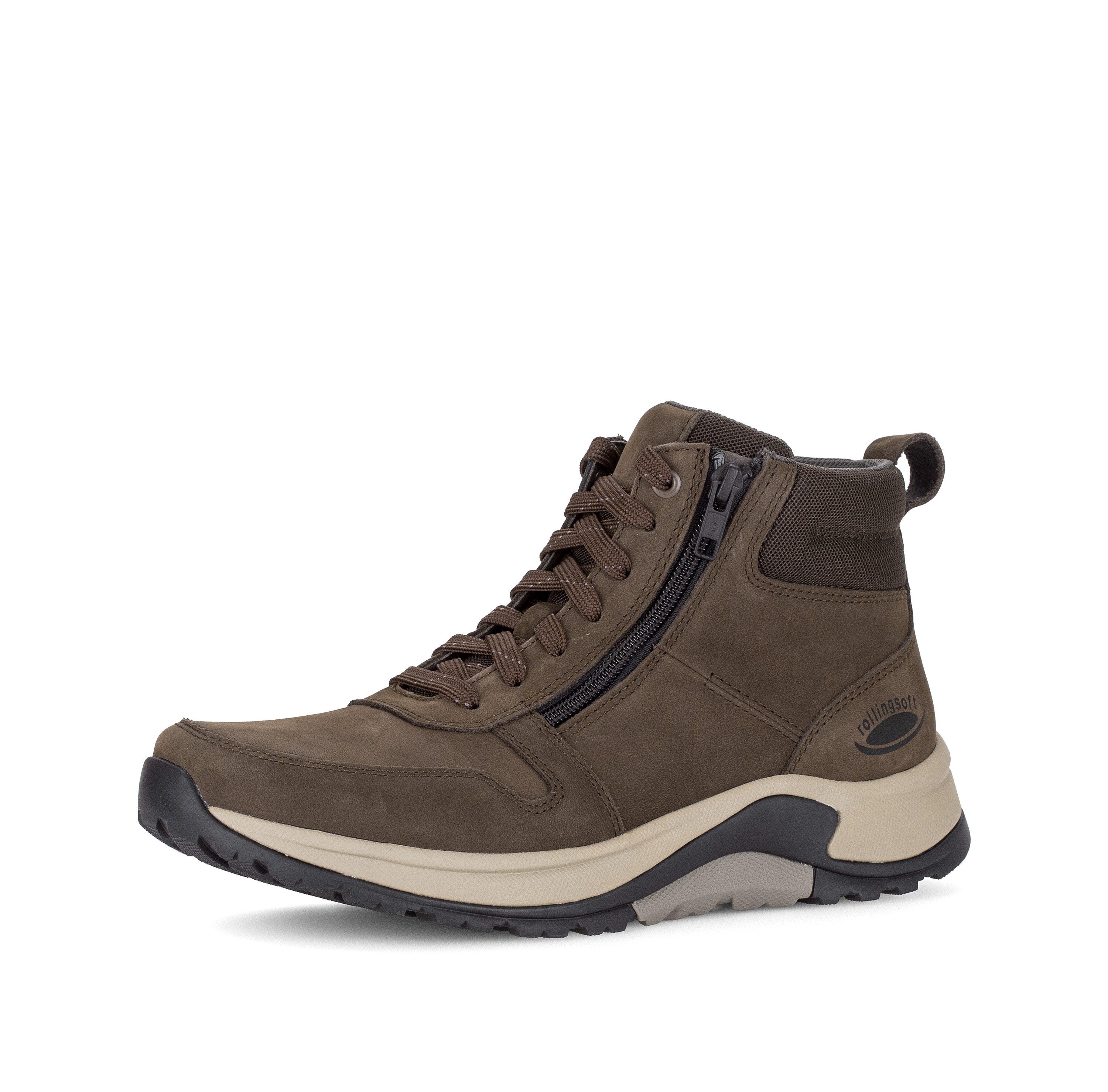 Gabor Schnürboots High Top-Sneaker, mit Label, Bequemweite G (weit)