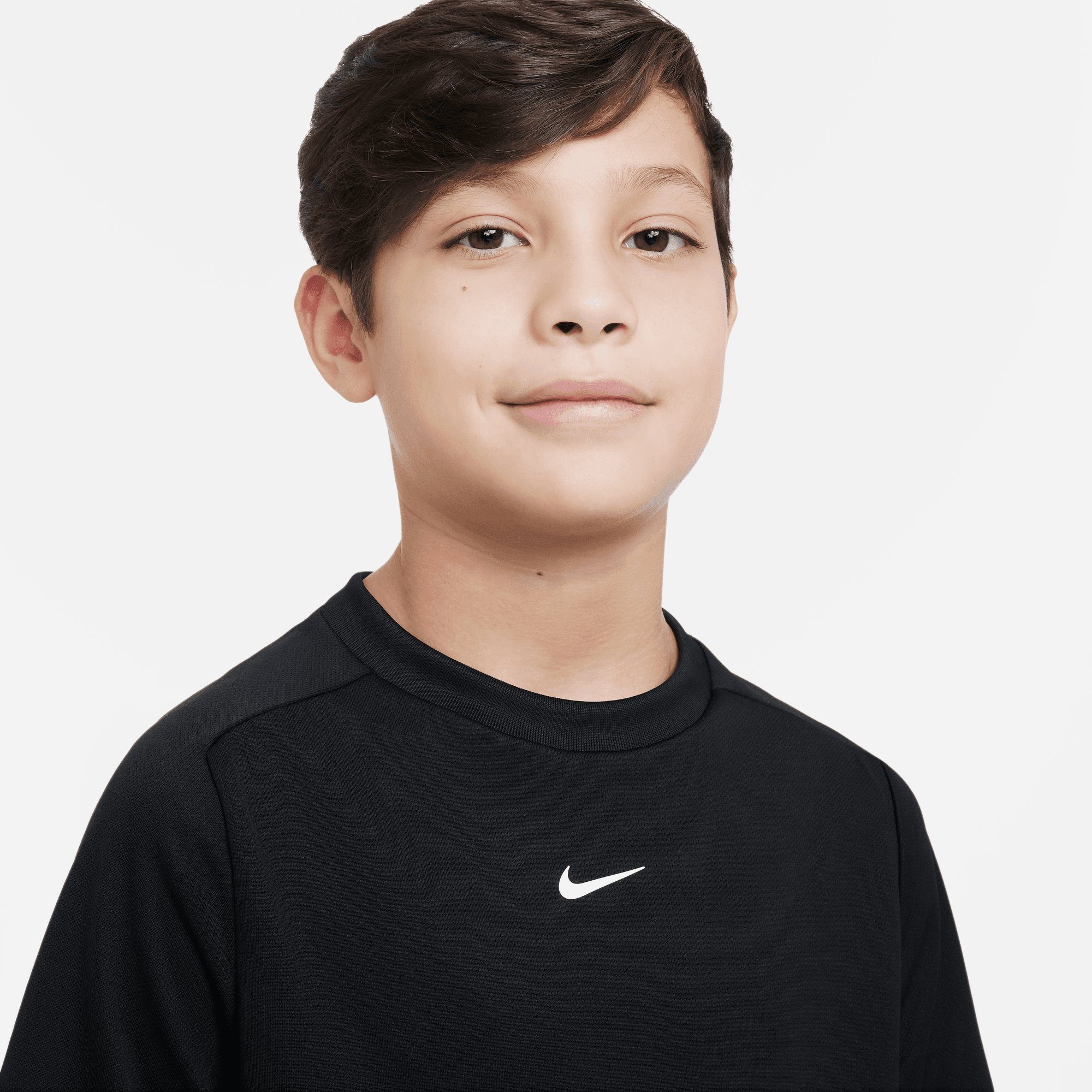 Nike Trainingsshirt DRI-FIT MULTI+ BIG TOP TRAINING KIDS' (BOYS) BLACK/WHITE