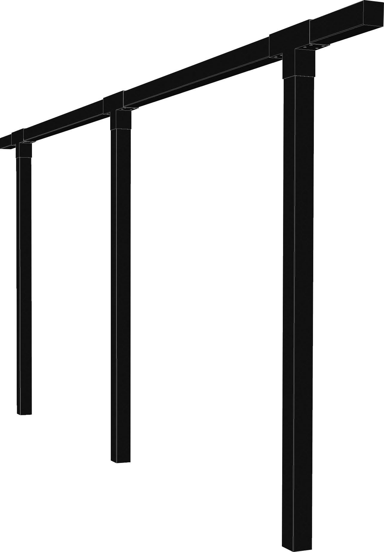 PLUS Pergola Cubic, BxTxH: 9x476x217 cm, 2 Module