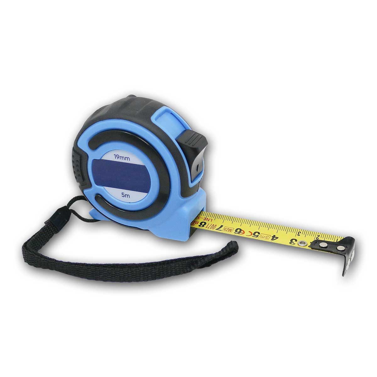 Orno Maßband Bandmaß 5m, 19mm breit, Rollmaßband mit Rücklauf