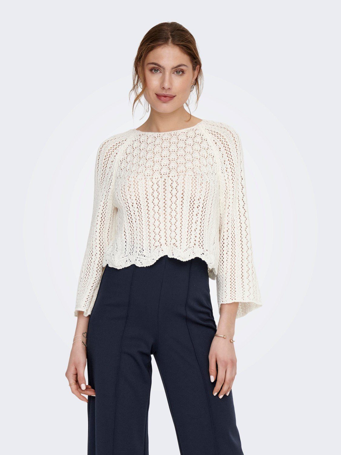 ONLY Strickpullover ONLNOLA LIFE 3/4 PULLOVER günstig online kaufen
