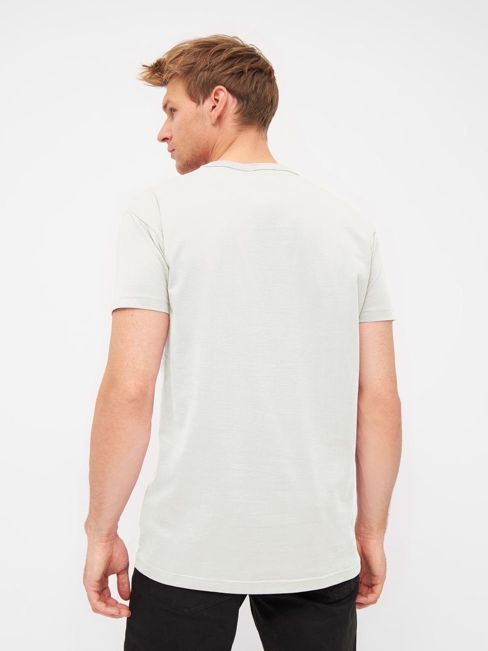Derbe Print-Shirt Herren Matrosenmöwe T-Shirt White (1-tlg) Off