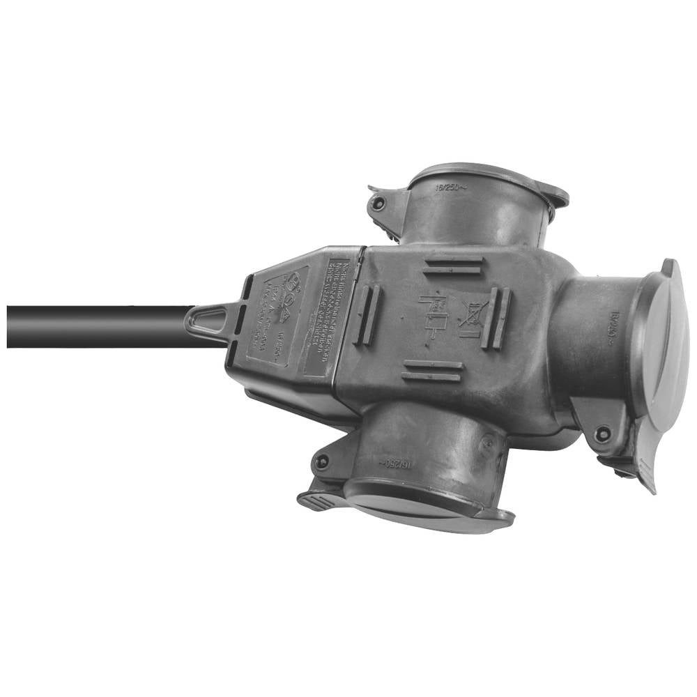 EUROLITE Verlängerung 3x2.5 5m 3-fach 3024701E Verlängerungskabel