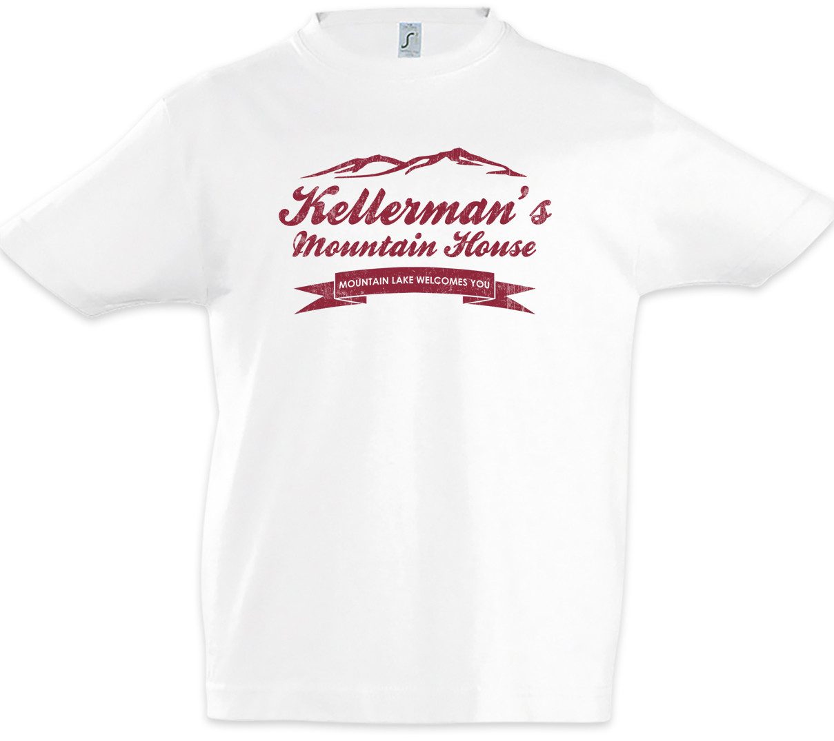 Print-Shirt Kellerman´s Mountain House II Kinder T-Shirt Hotel Dirty Eighties