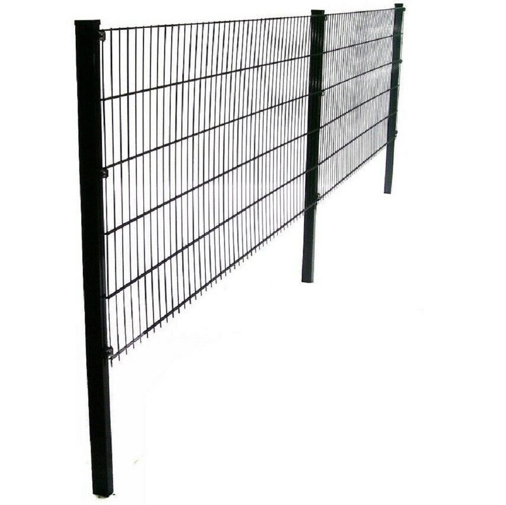 Apex Doppelstabmattenzaun Doppelstabmattenzaun inkl. Pfosten Komplettset