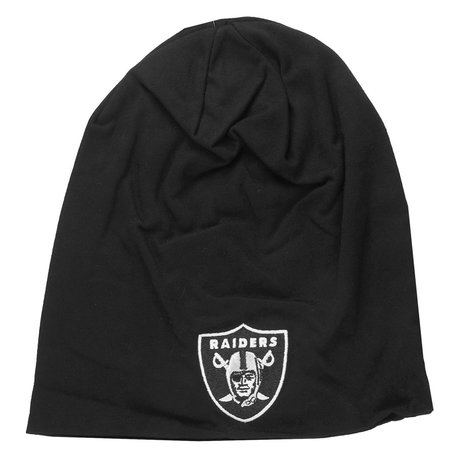 New Era BLACK Vegas Jersey Raiders Beanie NFL Fleecemütze Slouch Unisex Las