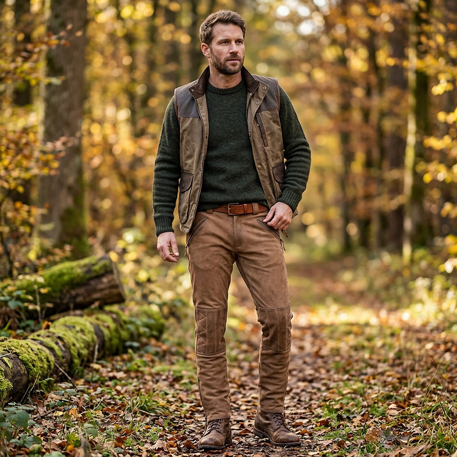Wiesnkönig Trachtenlederhose Lederhose Wilhelm