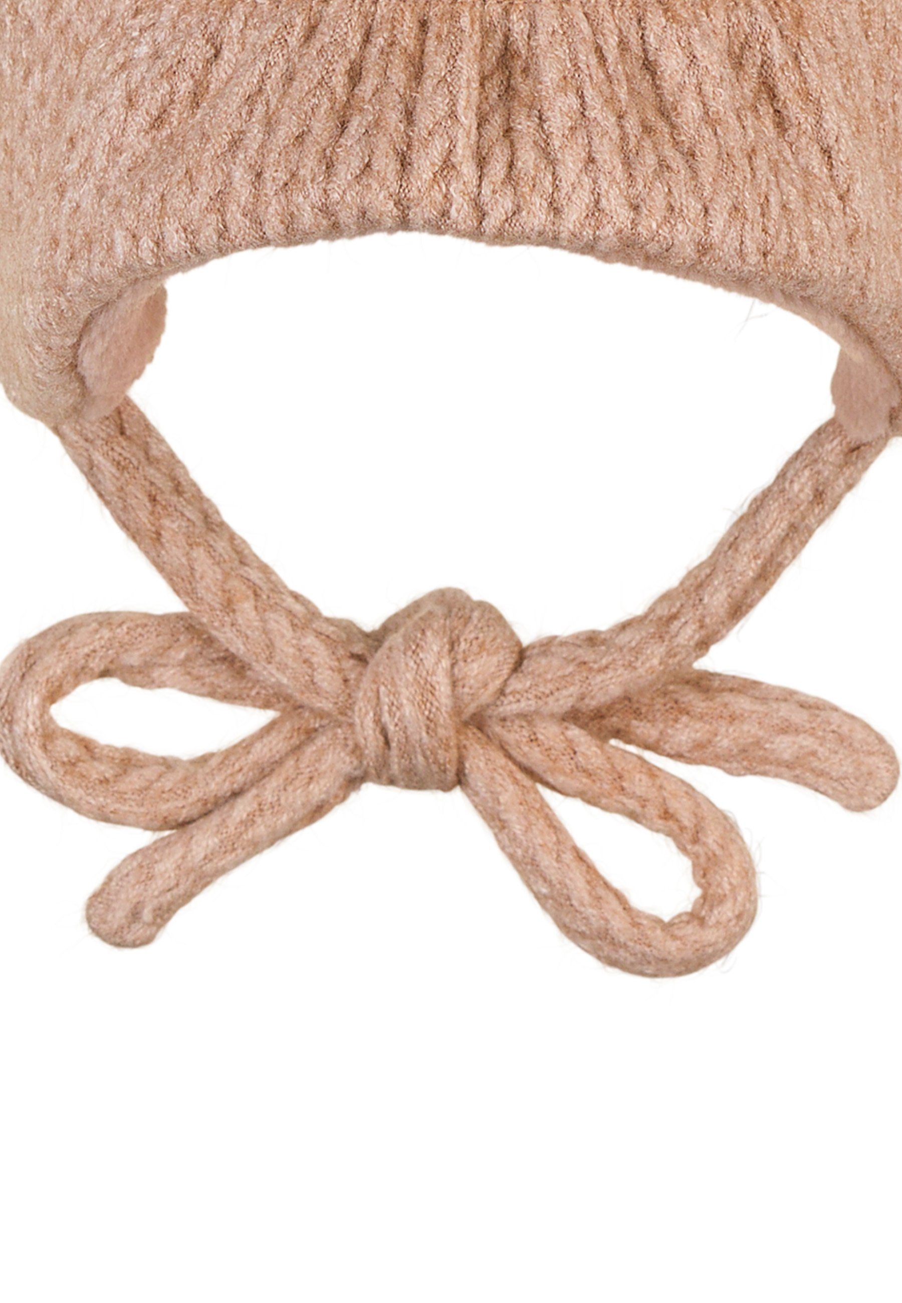 Sterntaler® Strickmütze Fliegermütze Strickoptik (1-St) – Bild 4 von 5