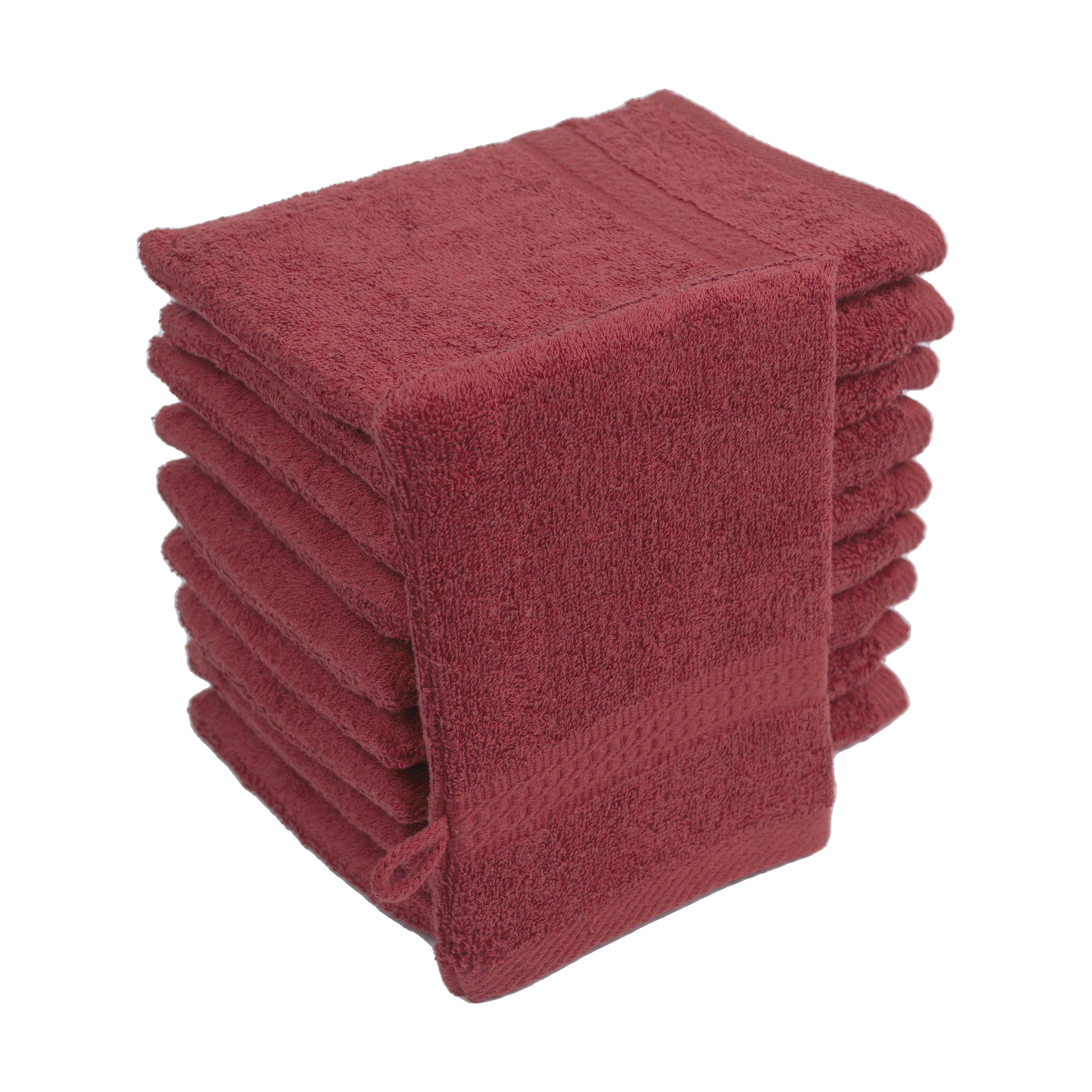 Hometex Premium Textiles Waschhandschuh in Premium Qualität 500 g/m², Feinster Frottier-Stoff 100% Baumwolle, (10er Set), weich, saugfähig, extra schwer & flaus – Bild 4 von 5