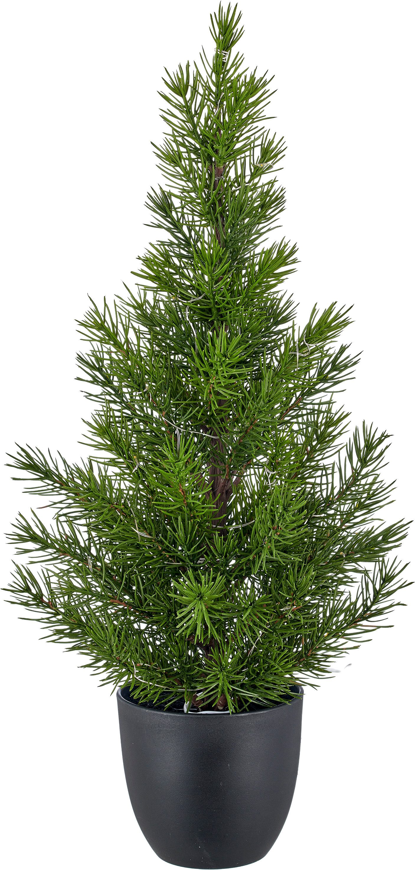 OTTO home Künstlicher Weihnachtsbaum Tannenbäumchen, mit LED-Beleuchtung