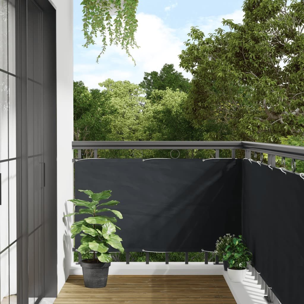 Thumbnail - furnicato Sonnenschirm Balkonsichtschutz Oxfordgewebe 75x600 cm Anthrazit