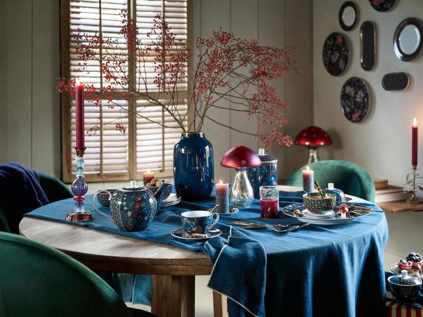 PiP Studio Eierbecher Berry Blues Eierbecher clover green