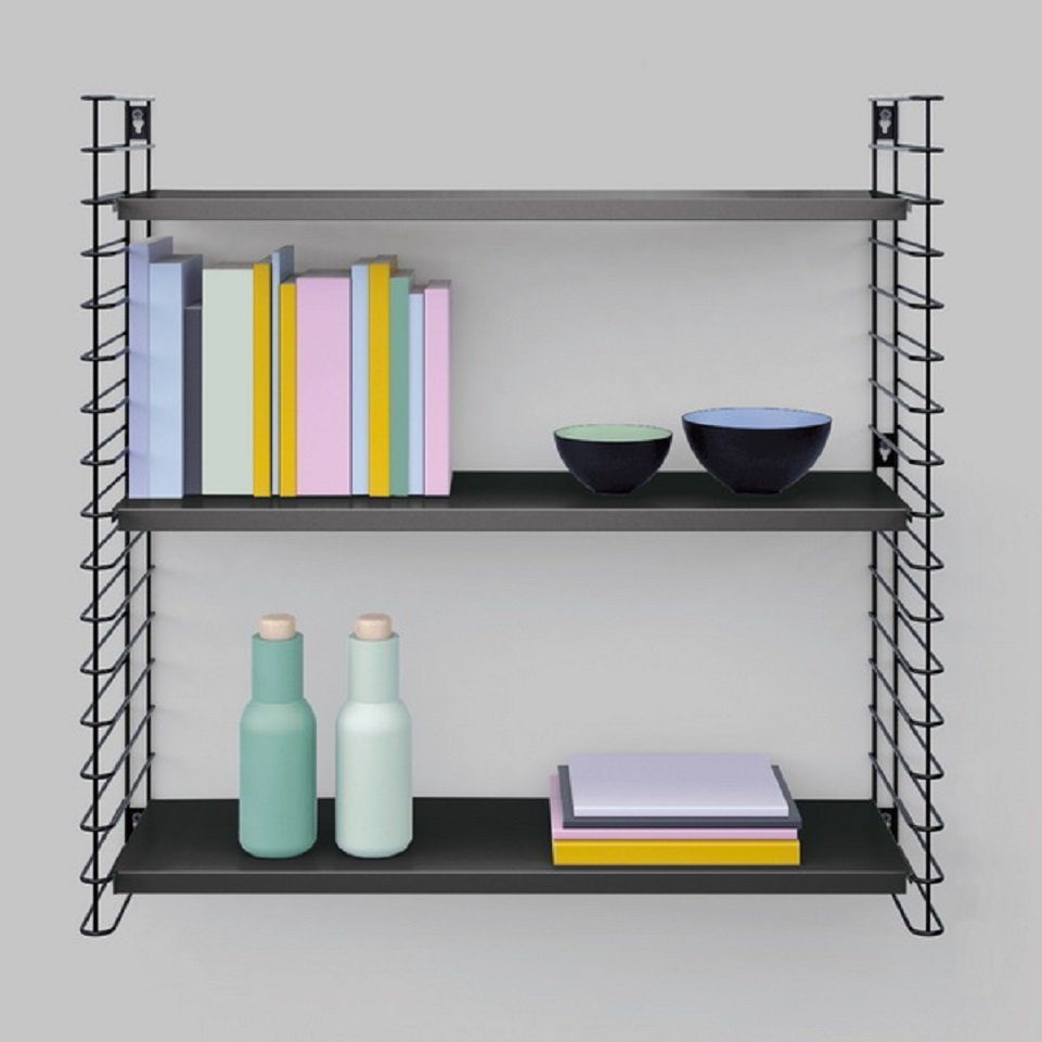 Metaltex Bücherregal MetallWandregal, 1tlg., Modulares System