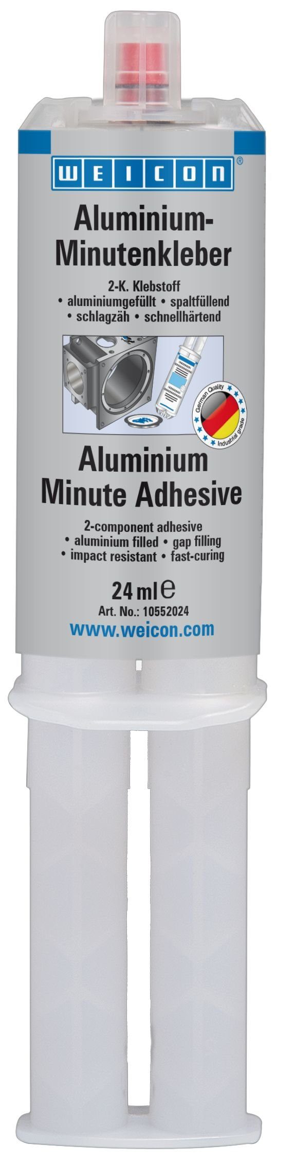 WEICON Klebstoff Aluminium-Minutenkleber, Epoxidharzklebstoff, 24 ml, günstig online kaufen