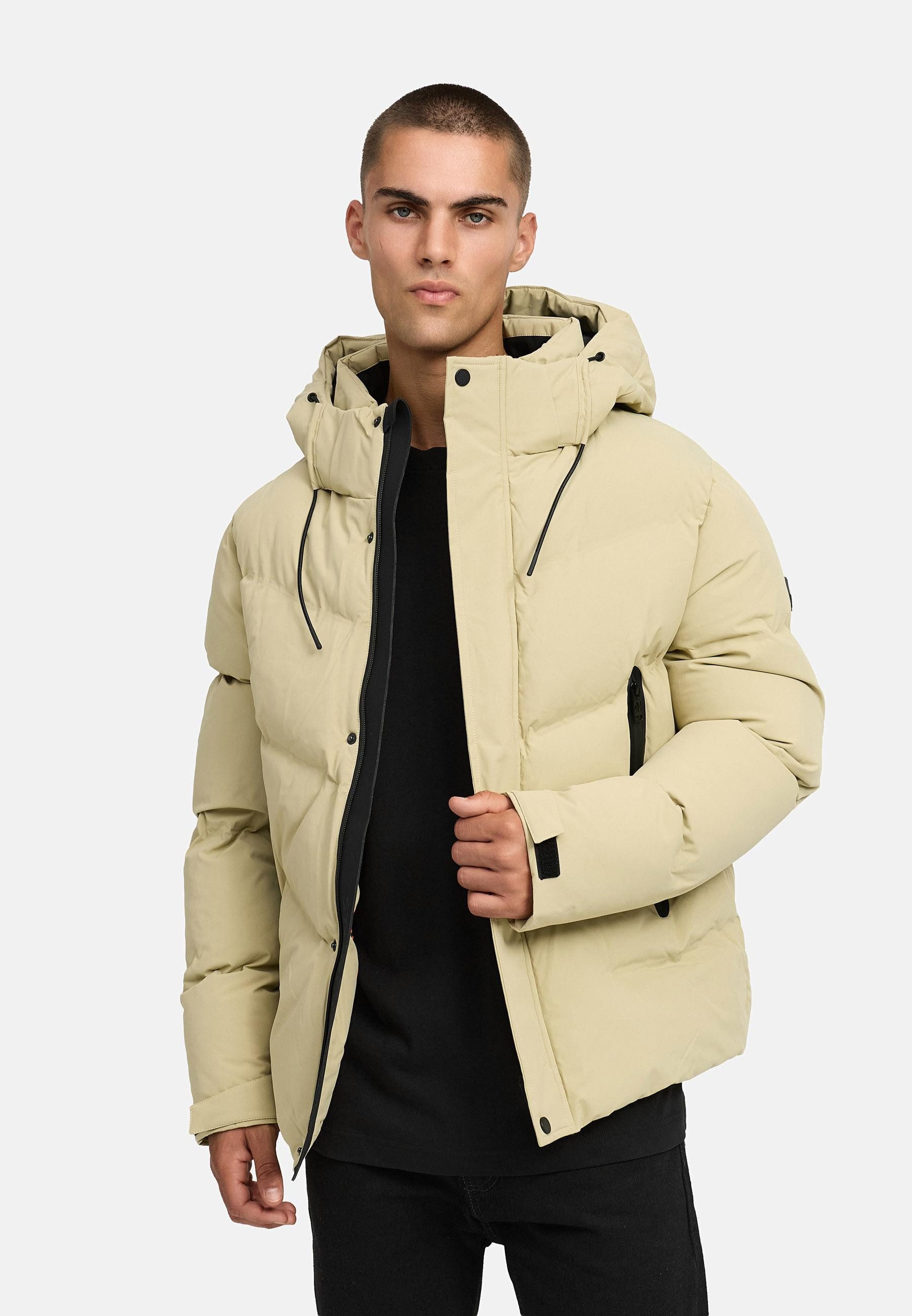 Stone Harbour Steppjacke Livianoo XX Herren Winterjacke mit (abnehmbarer) Kapuze