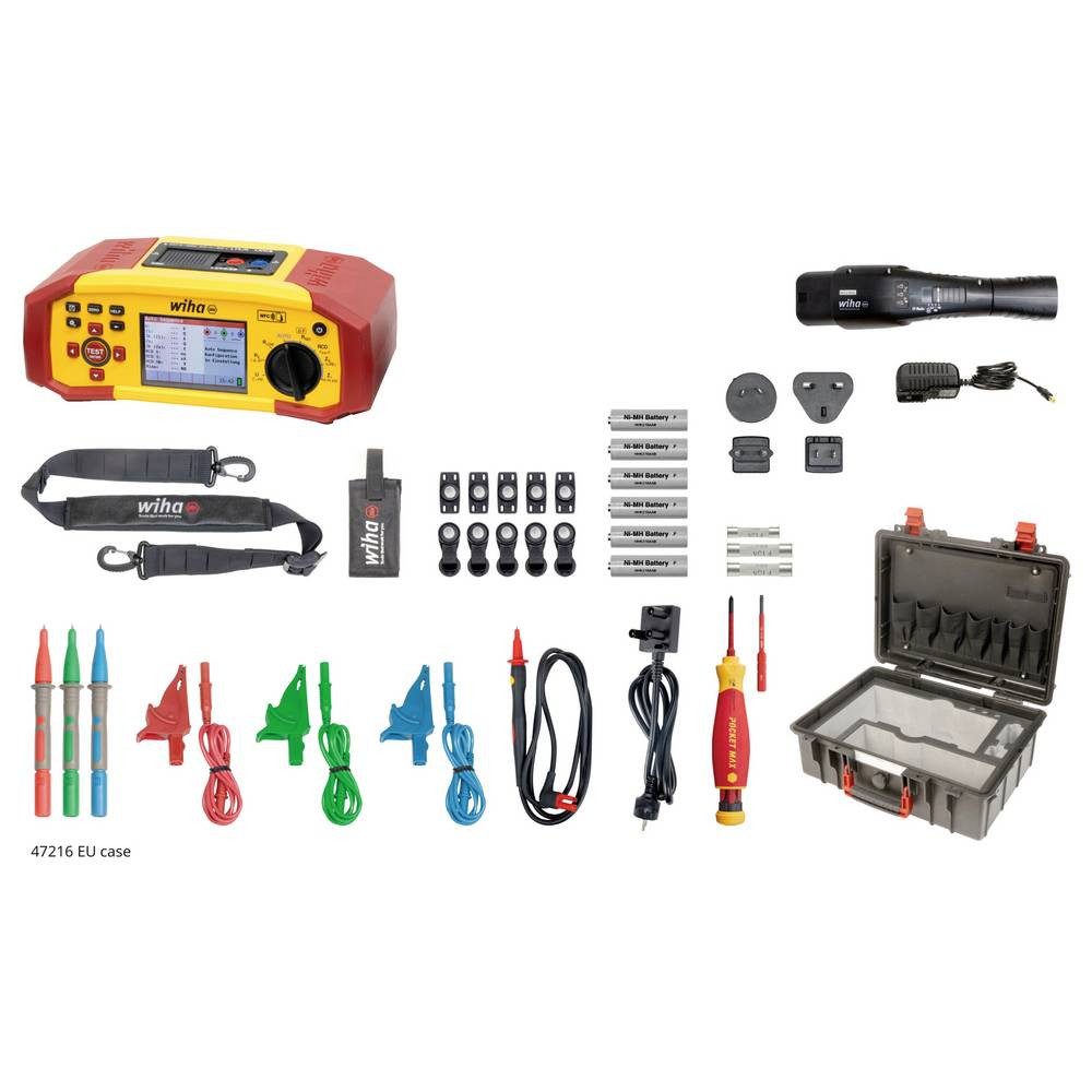 Wiha Multimeter MFT one (Art. Nr. 47216) Installationstester-Set, inkl. Koffer