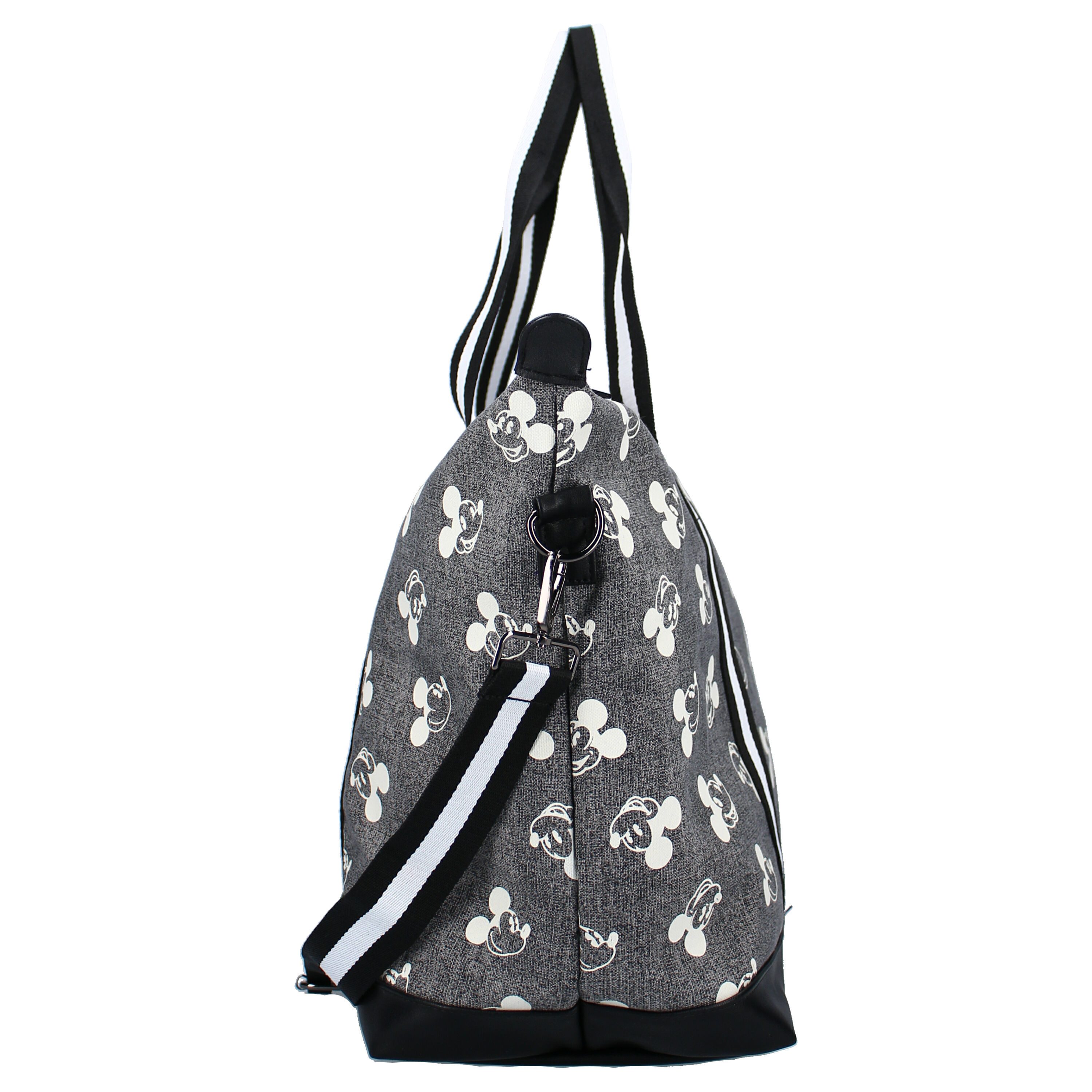 Vadobag Shopper Mickey Mouse Shopper mit verstärktem Boden und Trageriemen, Mickey Maus Lizenz Shopper
