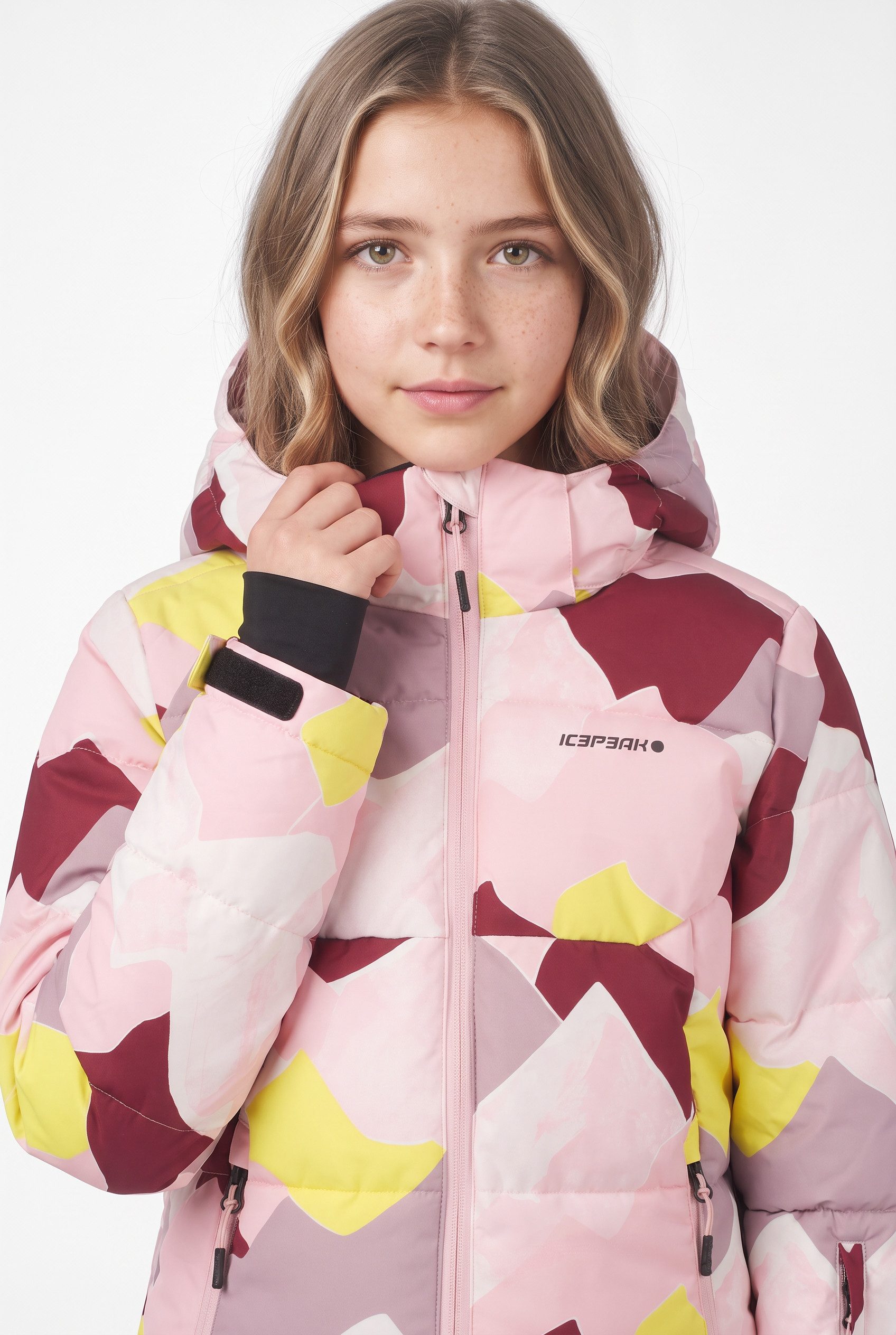 Icepeak Skijacke ICEPEAK LADUE JR für Kinder und Jugendliche, mit Reißverschluss, atmungsaktiv