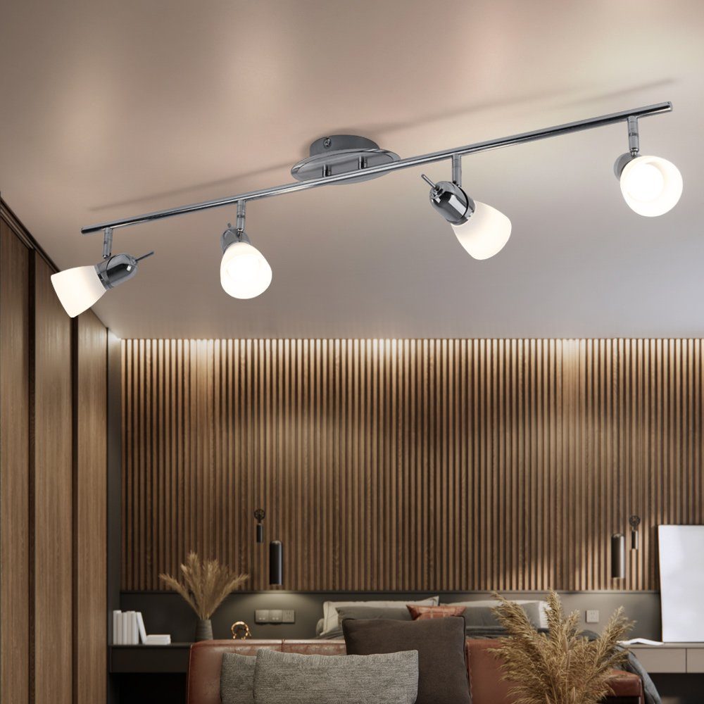 Deckenleuchte, Wohnzimmerlampe Warmweiß, Deckenlampe Deckenleuchte inklusive, Deckenstrahler etc-shop LED Leuchtmittel