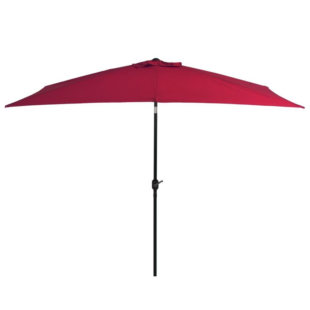 DOTMALL Sonnenschirm Gartenschirm mit Kurbel, 300 x 200 cm,Knickbar,UV