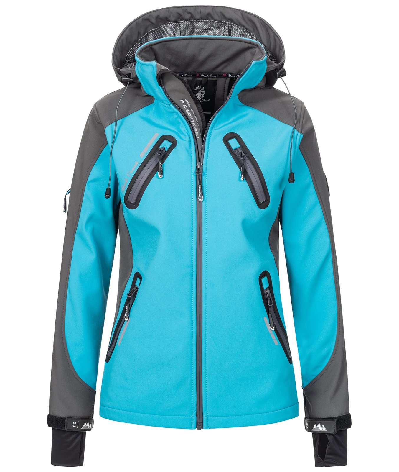 Rock Creek Softshelljacke Damen Softshelljacke Wanderjacke günstig online kaufen