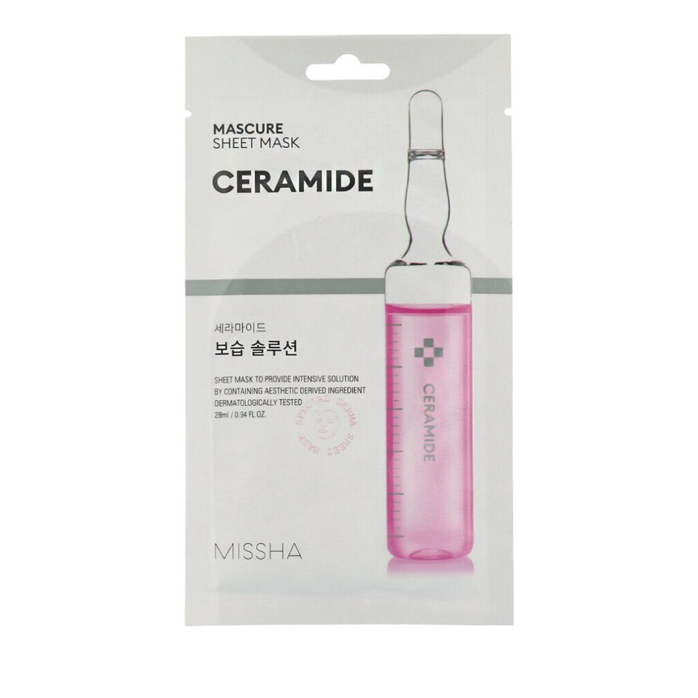 Missha Gesichtsmaske Mascure Blatt Maske Ceramide 28 ml