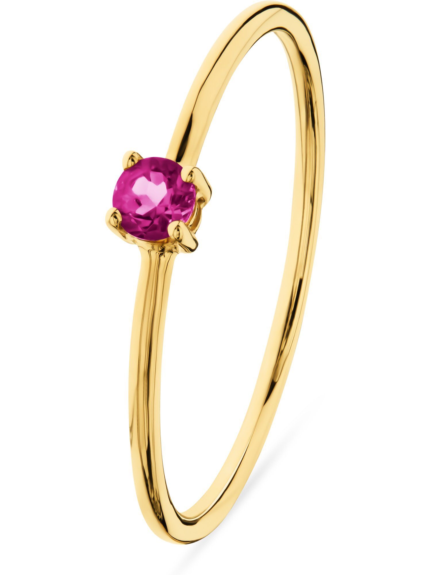 CHRIST Goldring CHRIST Damen-Damenring 375er Gelbgold 1 Farbstein günstig online kaufen
