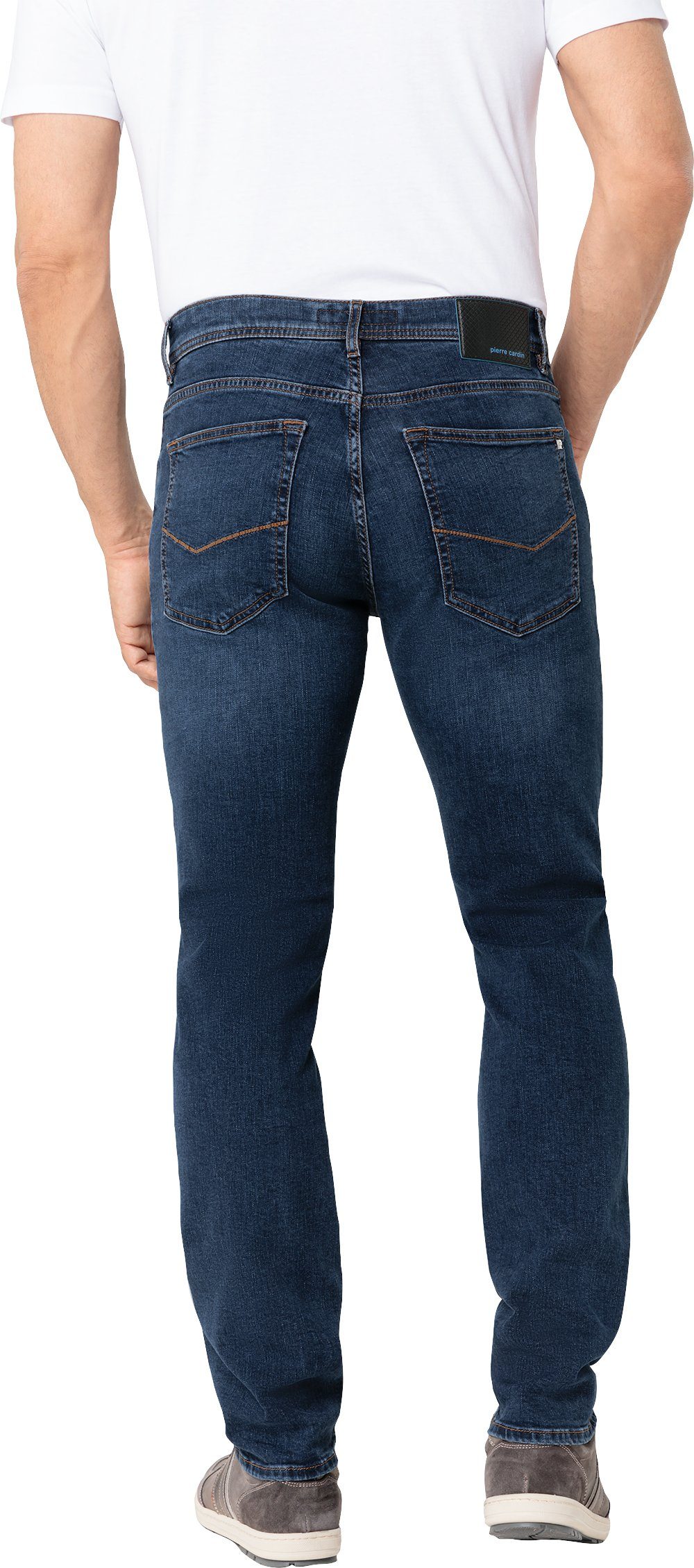 Stretch-Jeans mittelblau Pierre Cardin 5-Pocket-Style