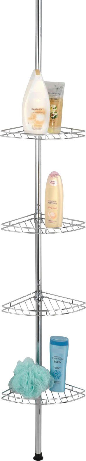 WENKO Teleskopregal Prea, 4 Ablagen günstig online kaufen