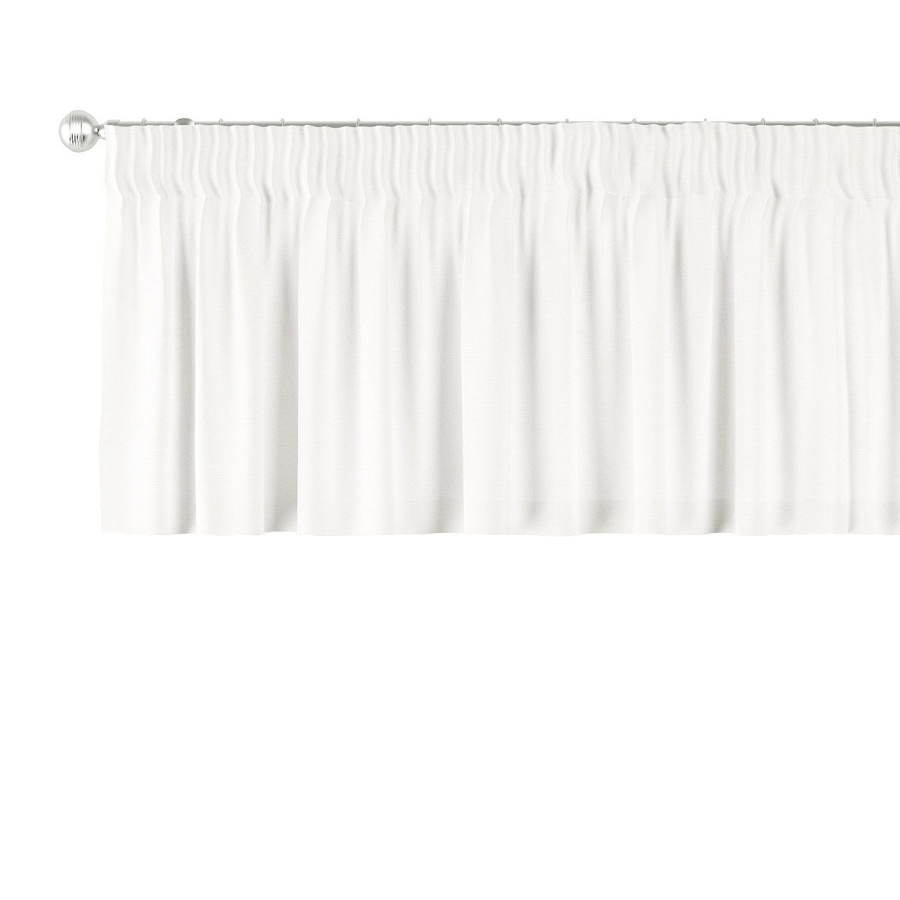 Kurzgardine mit Kräuselband, marinenblau , 130 x 40 cm, Cotton Panama (702- günstig online kaufen
