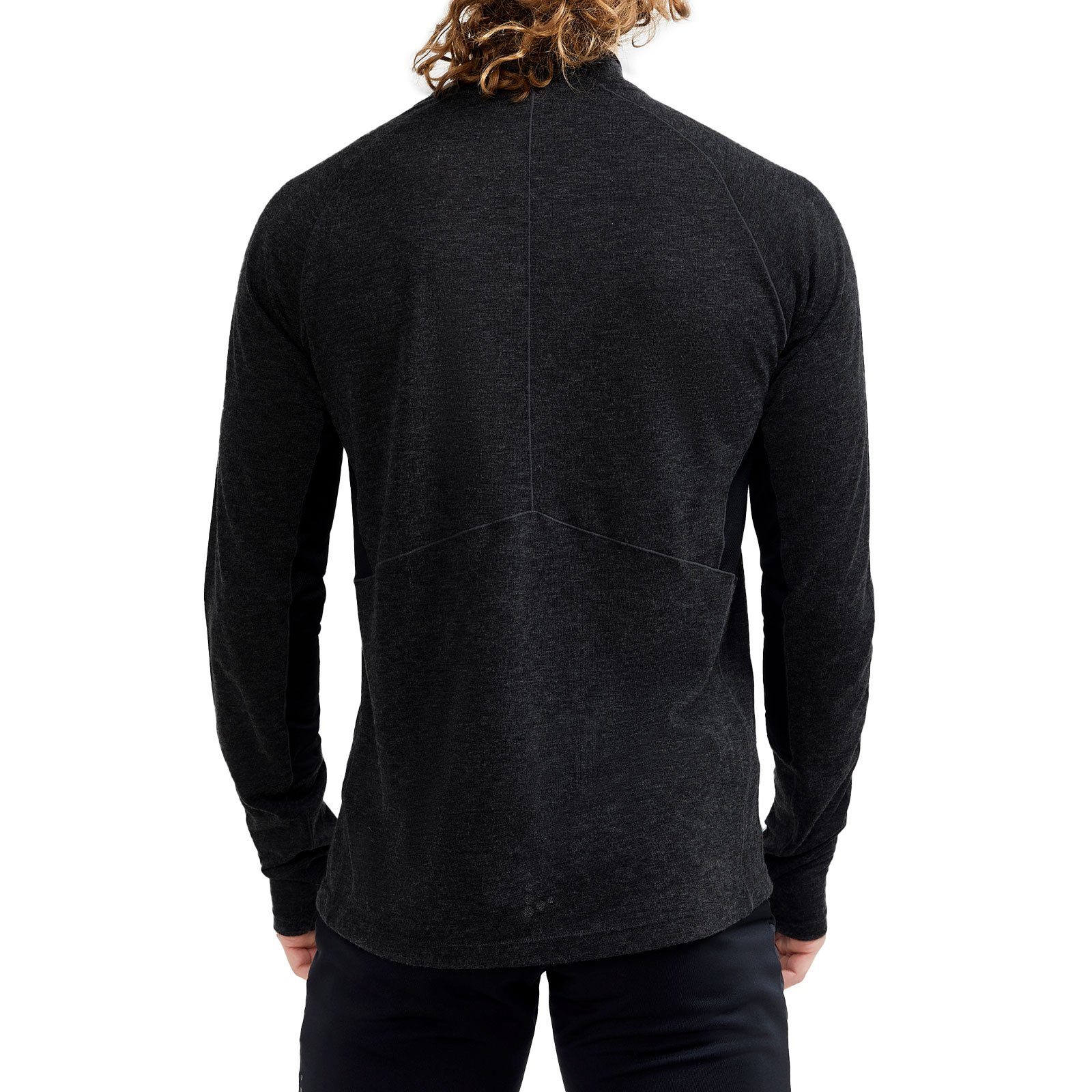 Craft Stehkragenpullover ADV Subz Wool LS Tee 2 M mit strategisch platzierten Mesh-Einsätzen