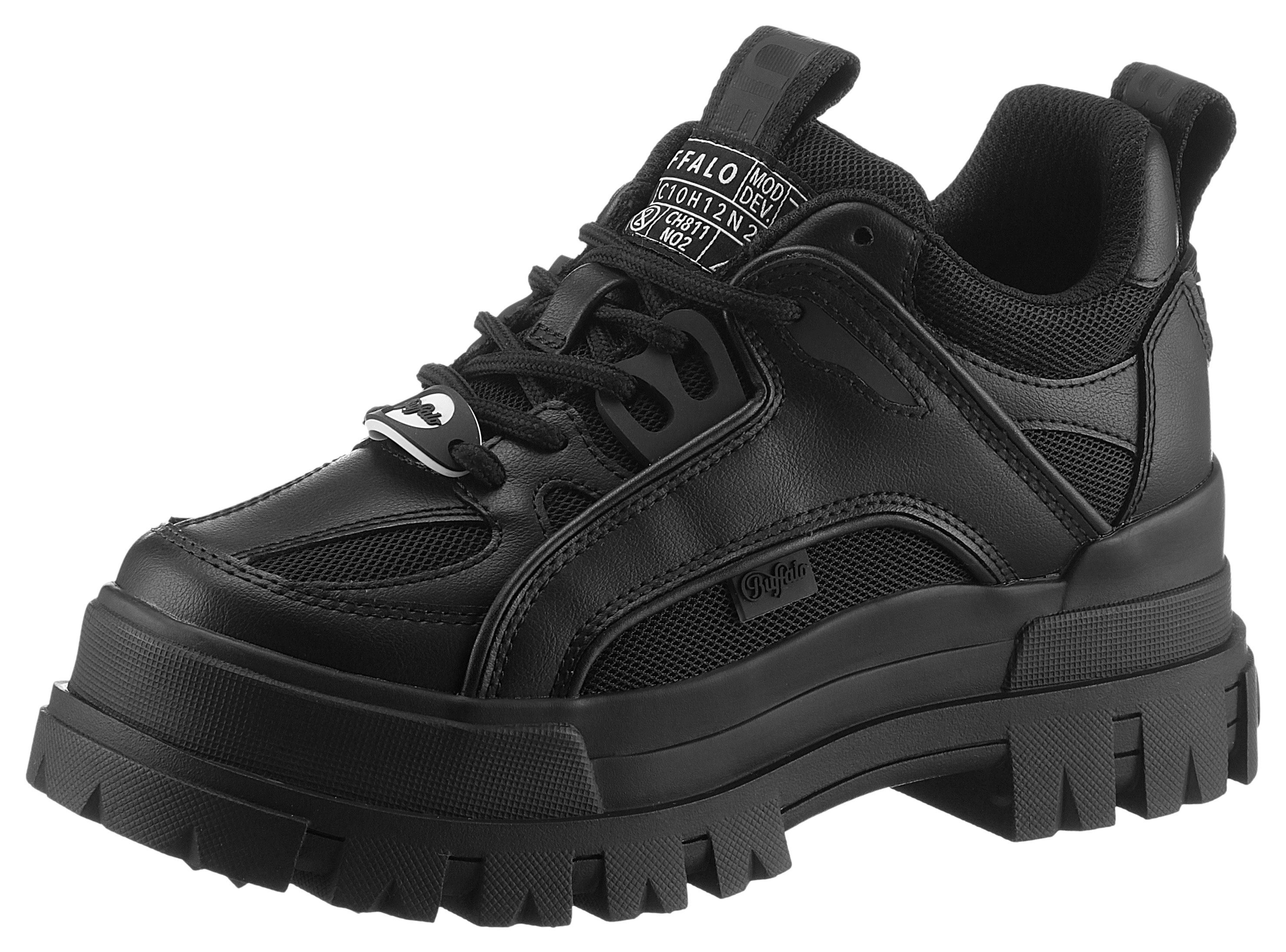 Buffalo Schnürschuh mit Profilsohle, Freizeitschuh, Halbschuh, Schnürschuh günstig online kaufen